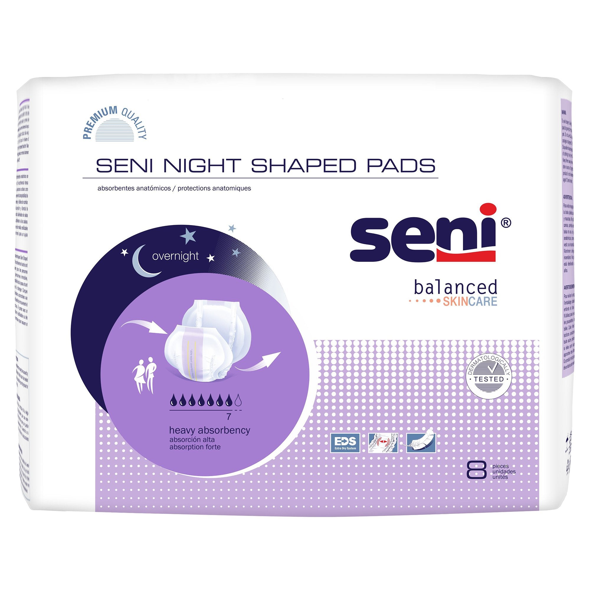 Seni® Night Shaped Pads (8 Units)