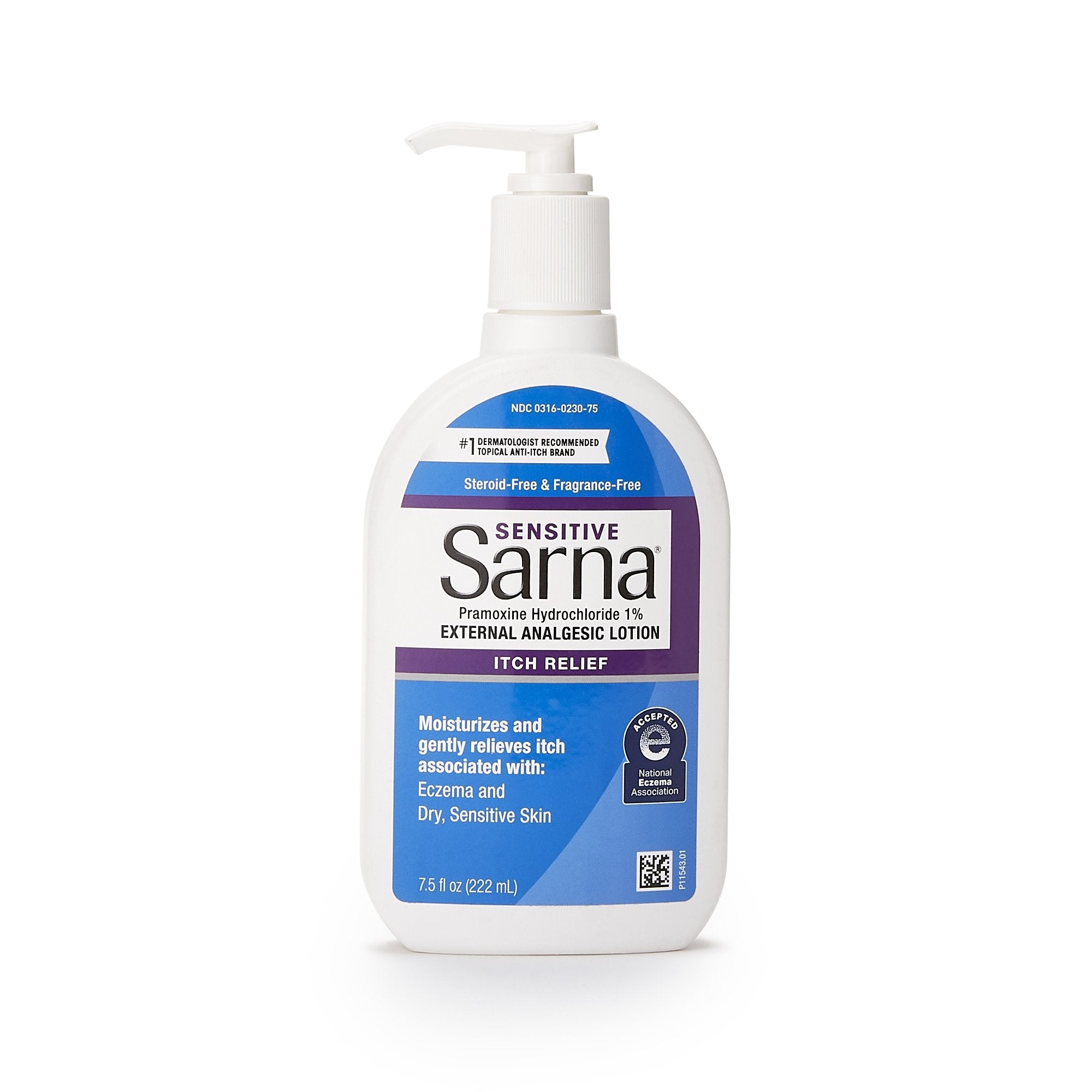 Sarna® Sensitive Pramoxine Itch Relief, 7.5 oz. Bottle (1 Unit)