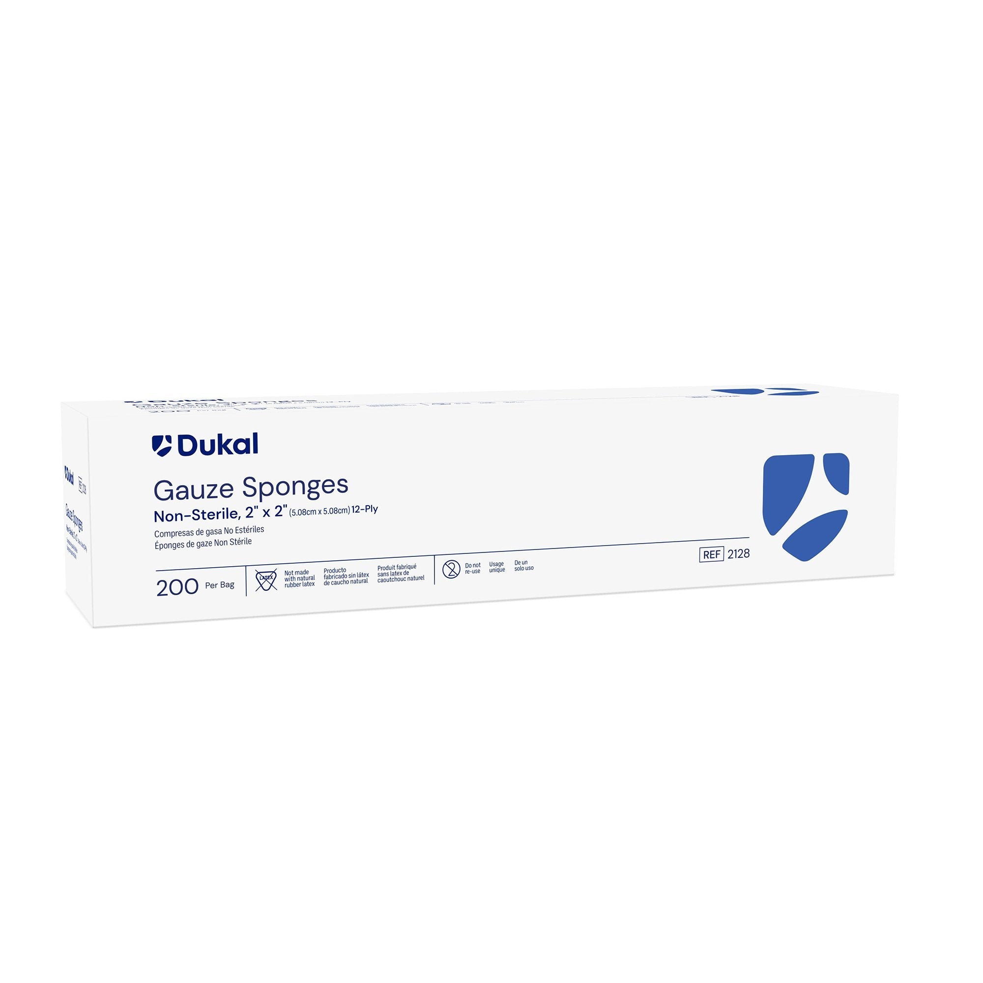 Dukal™ NonSterile Gauze Sponge, 2 x 2 Inch (200 Units)