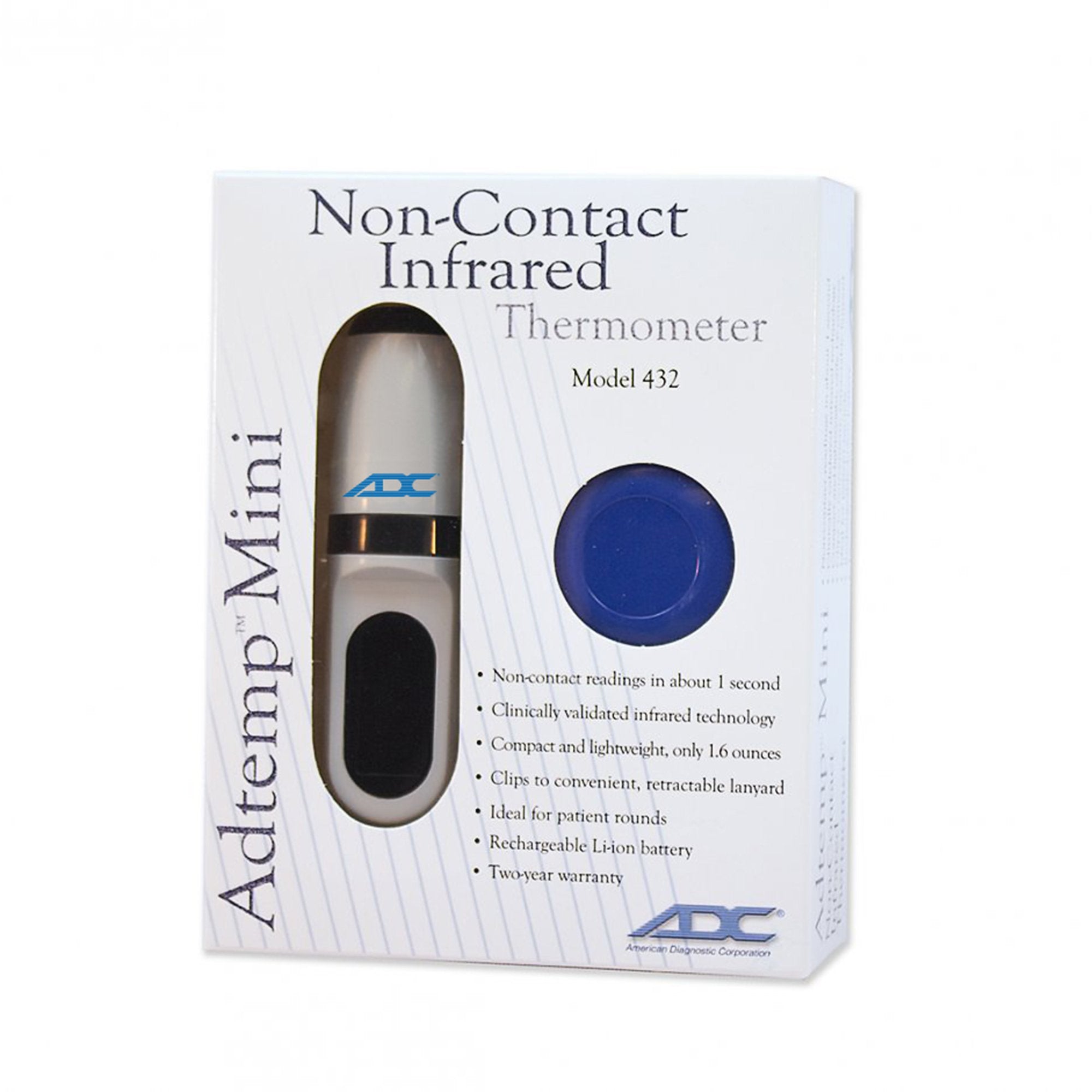 AdTemp™ Mini Non-Contact Thermometer (1 Unit)