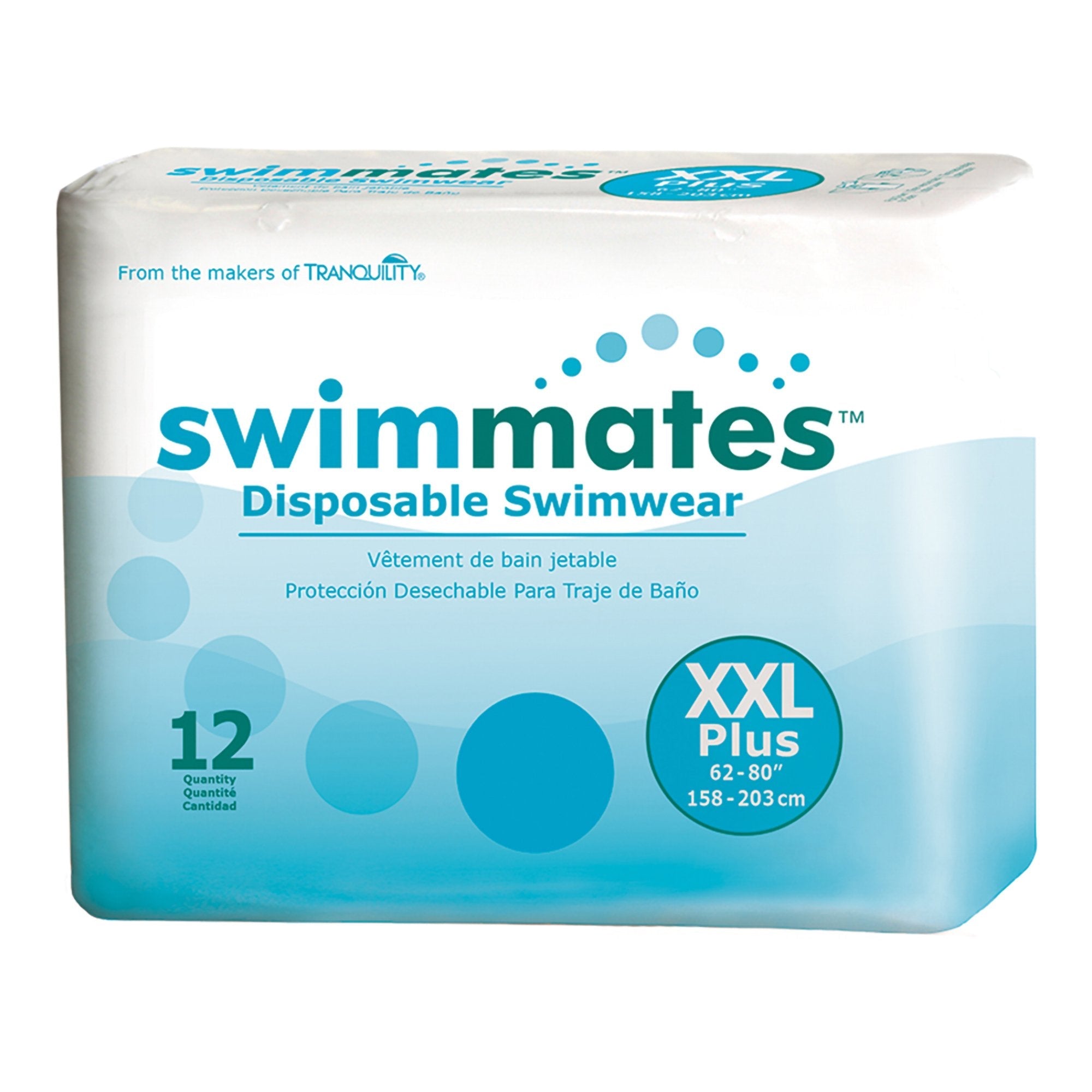 Swimmates™ Bowel Containment Swim Brief, 2X-Large (12 Units)