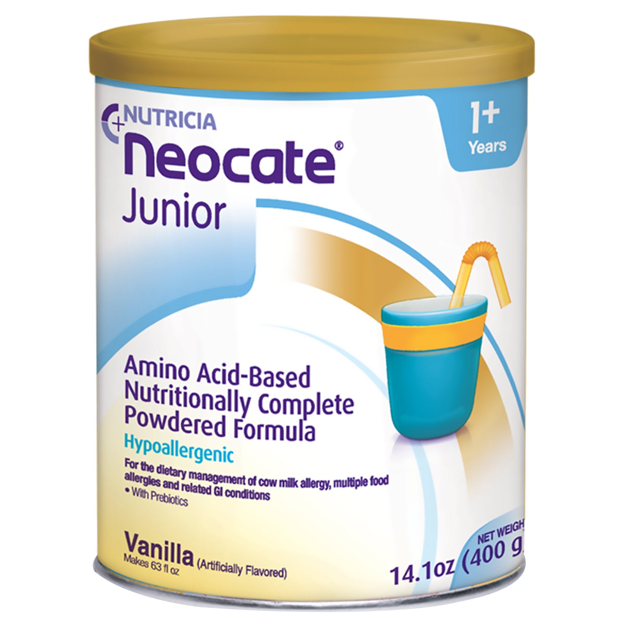 Neocate® Junior with Prebiotics Vanilla Pediatric Oral Supplement, 14.1 oz. Can (1 Unit)