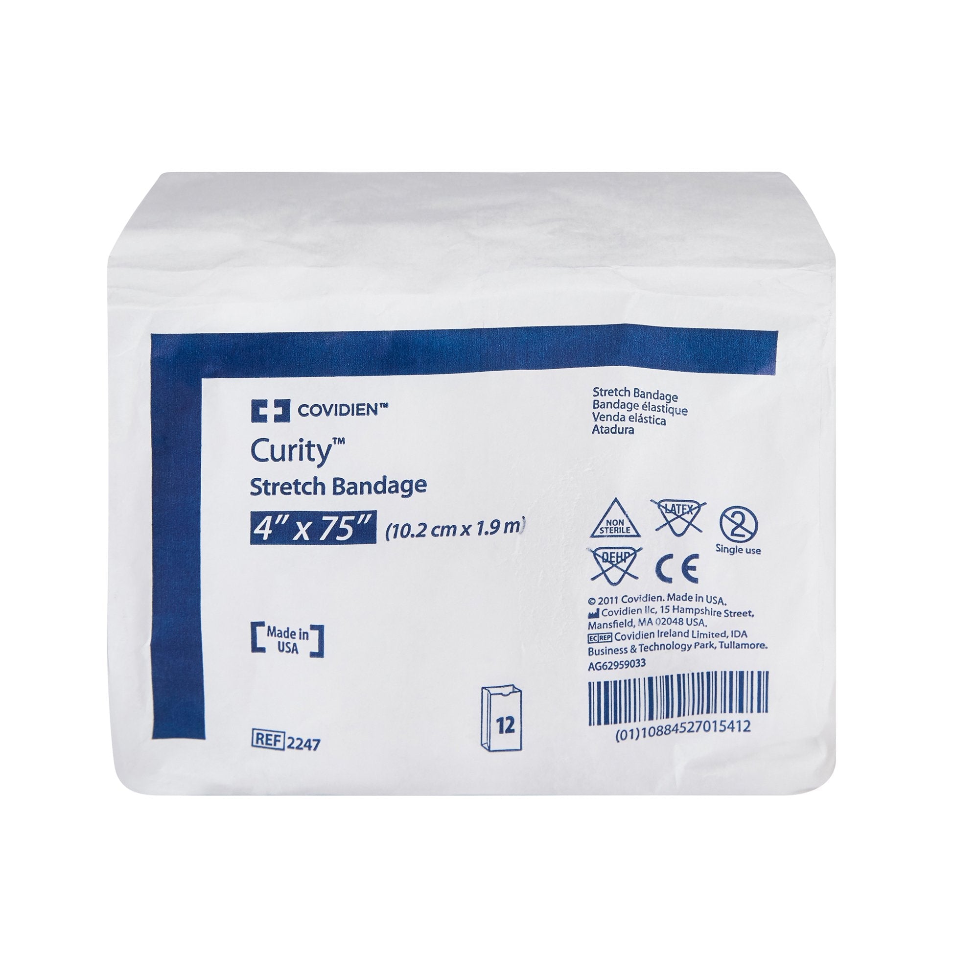 Curity™ NonSterile Conforming Bandage, 4 x 75 Inch (12 Units)