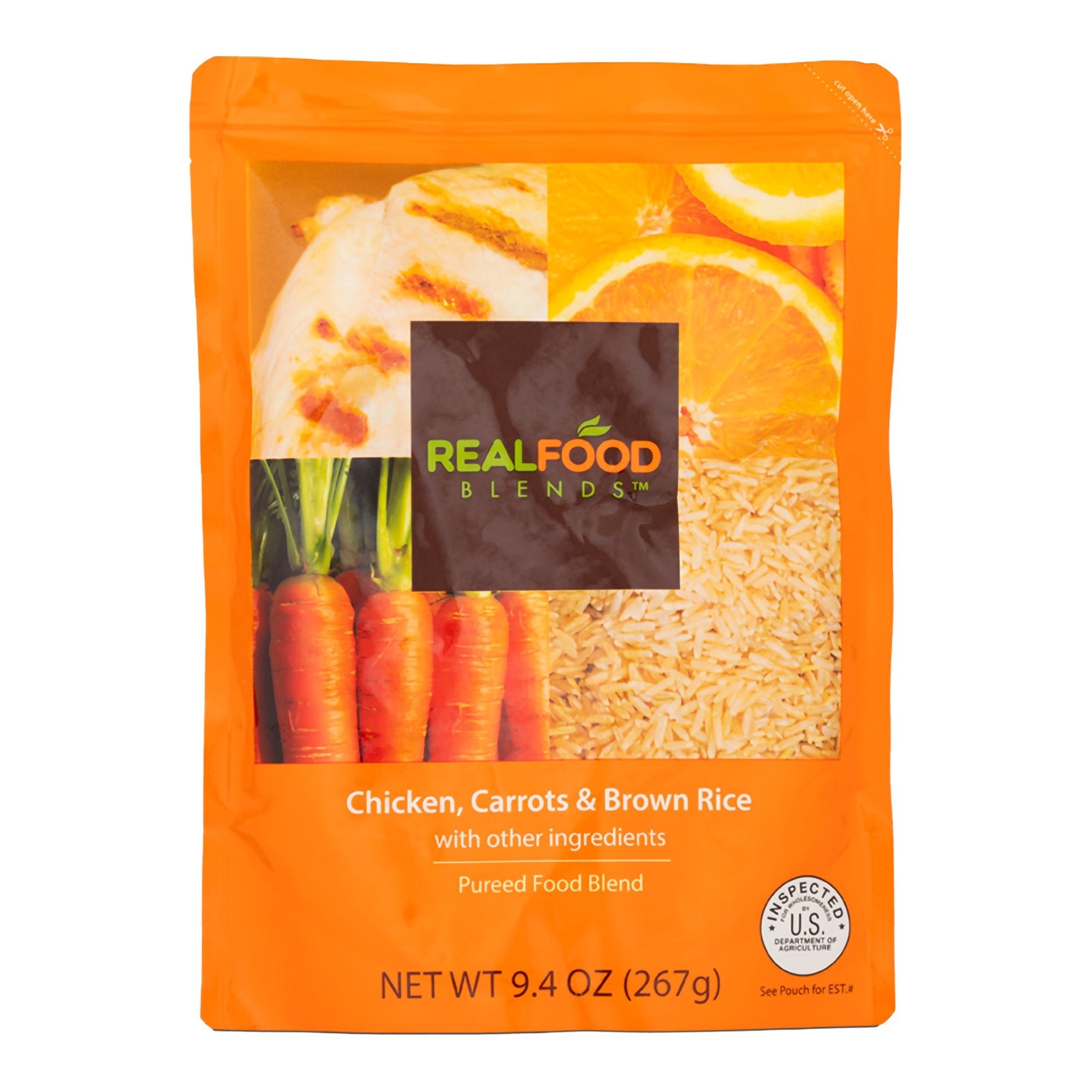 Real Food Blends™ Orange Chicken & Veggie Puree for Tube Feeding - 12 Pack