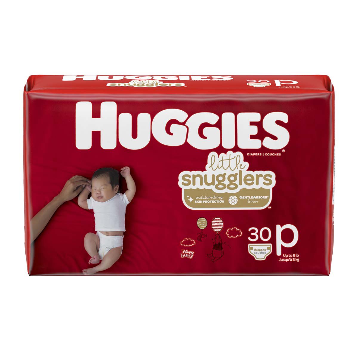 Huggies® Little Snugglers Diaper, Preemie (180 Units)