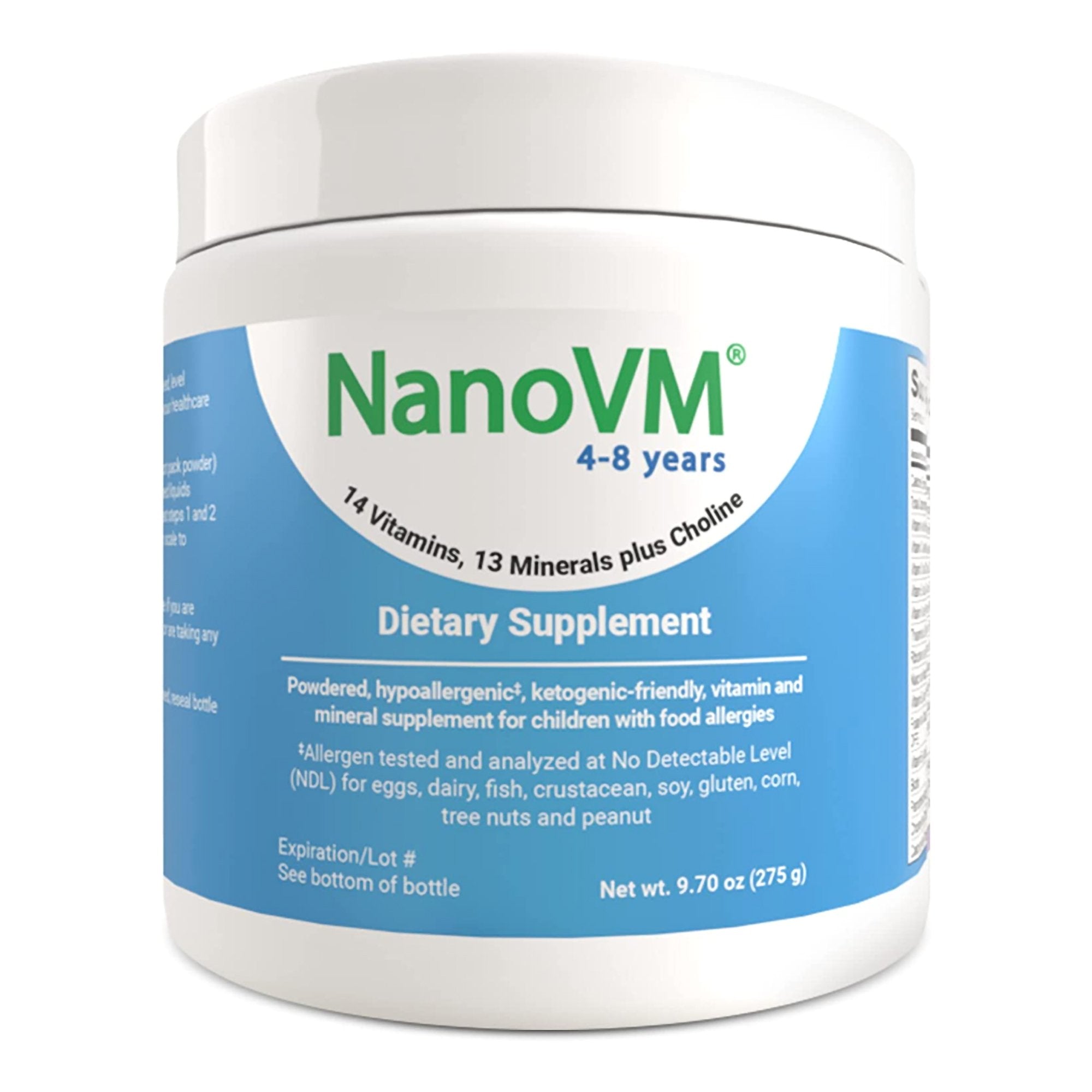 NanoVM® 4 - 8 Years Pediatric Oral Supplement, 275-gram Can (1 Unit)