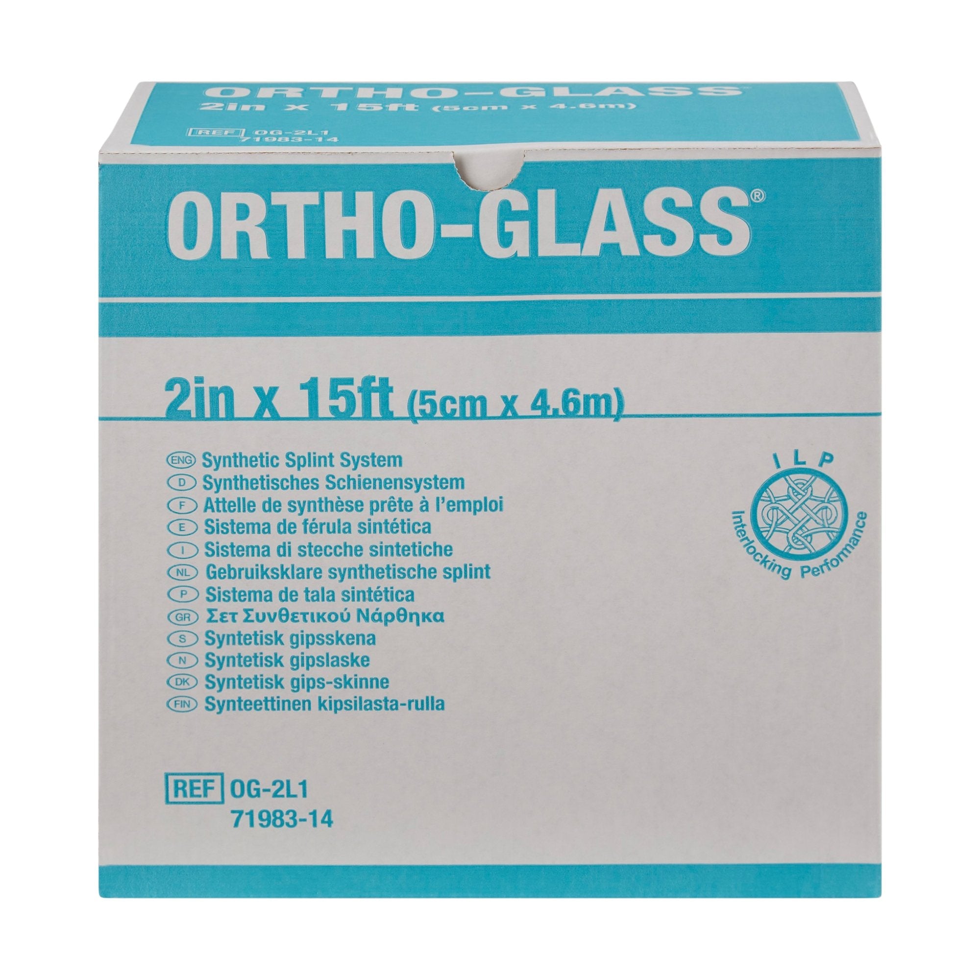 Ortho-Glass® Splint Roll, White, 2 Inch x 5 Yard (1 Unit)