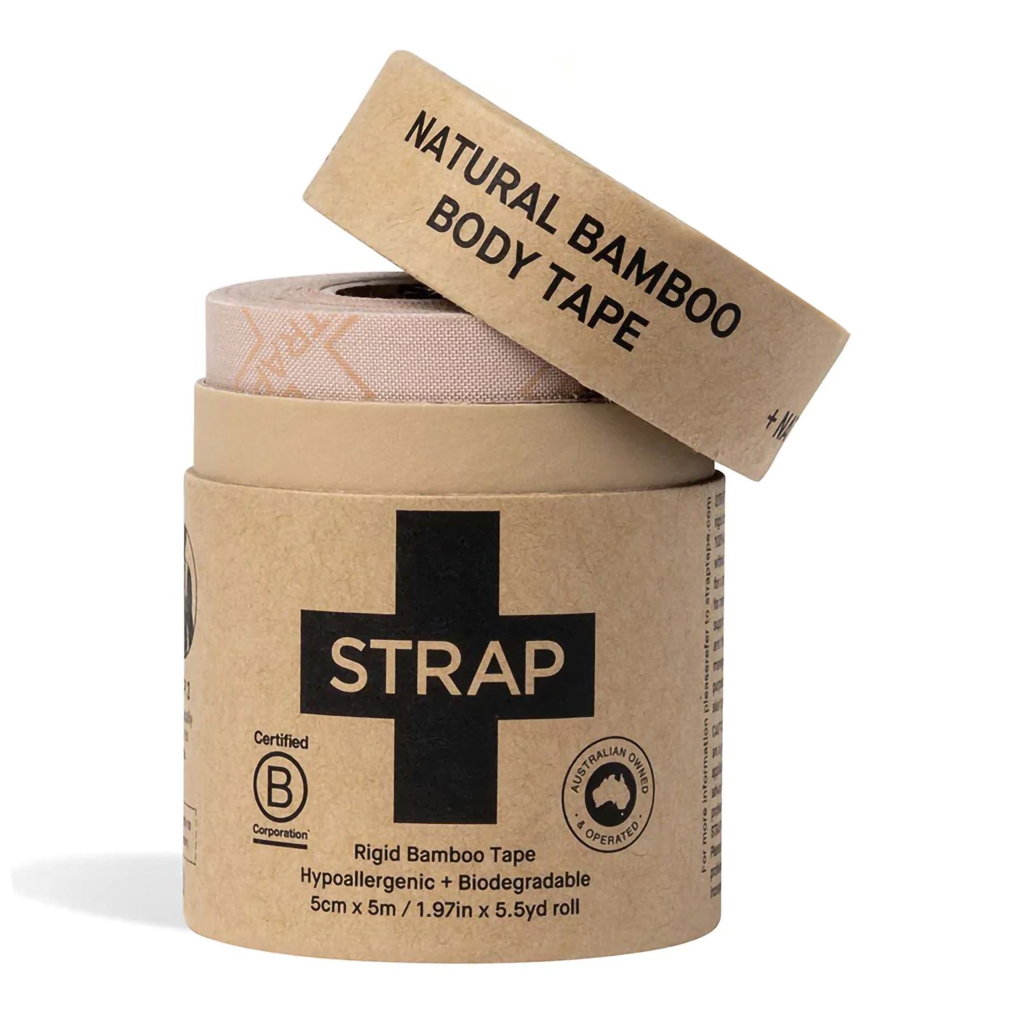 Strap™ Athletic Tape, 1.97 Inch x 5-1/2 Yard, Tan (24 Units)