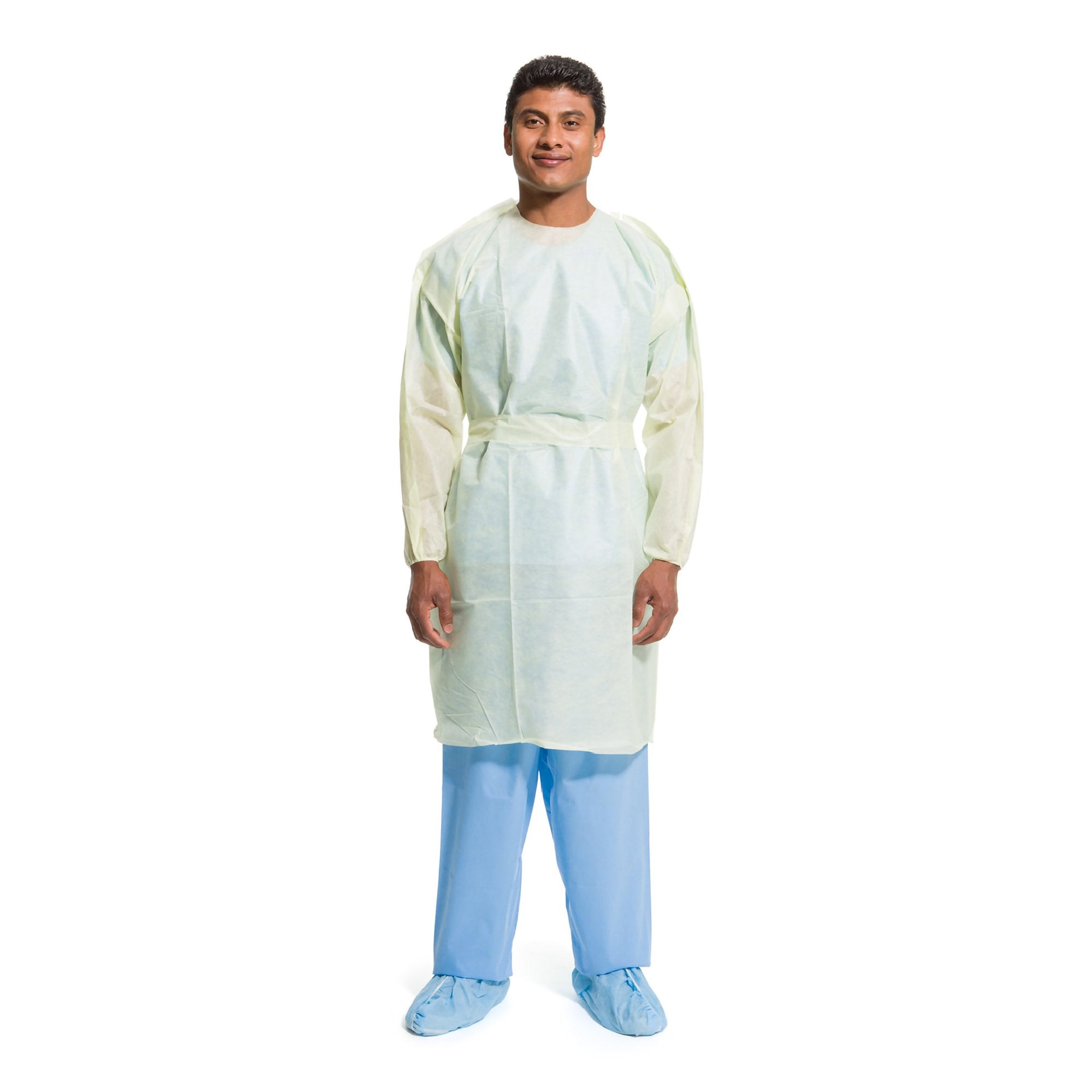 Halyard Basics Tri-Layer AAMI2 Isolation Gown, Extra Large (100 Units)