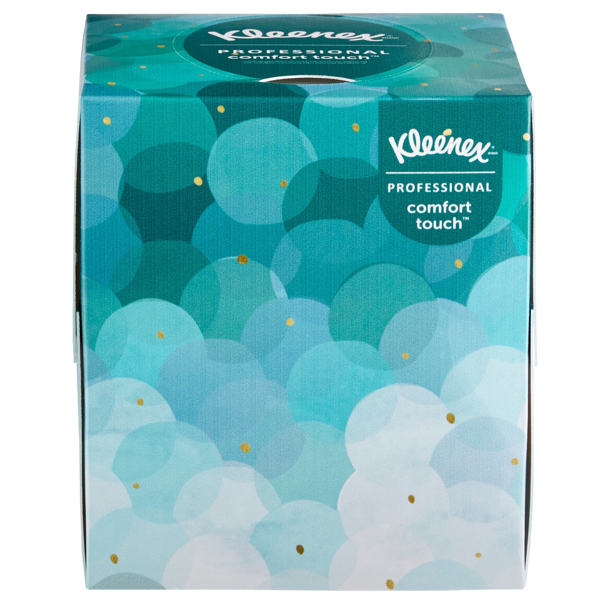 Kleenex Facial Tissue, 2-Ply, Cube Container, Boutique White, 8-2/5" X 8-2/5" (1 Unit)