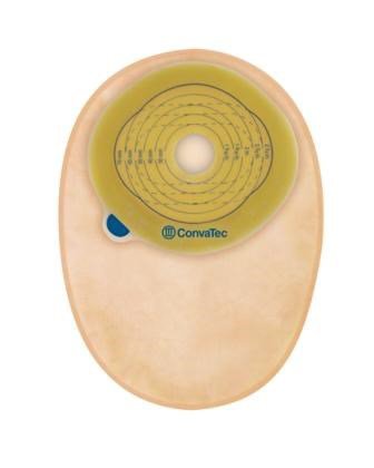 Esteem® + One-Piece Closed End Opaque Filtered Ostomy Pouch, 8 Inch Length, 13/16 to 2¾ Inch Stoma (30 Units)