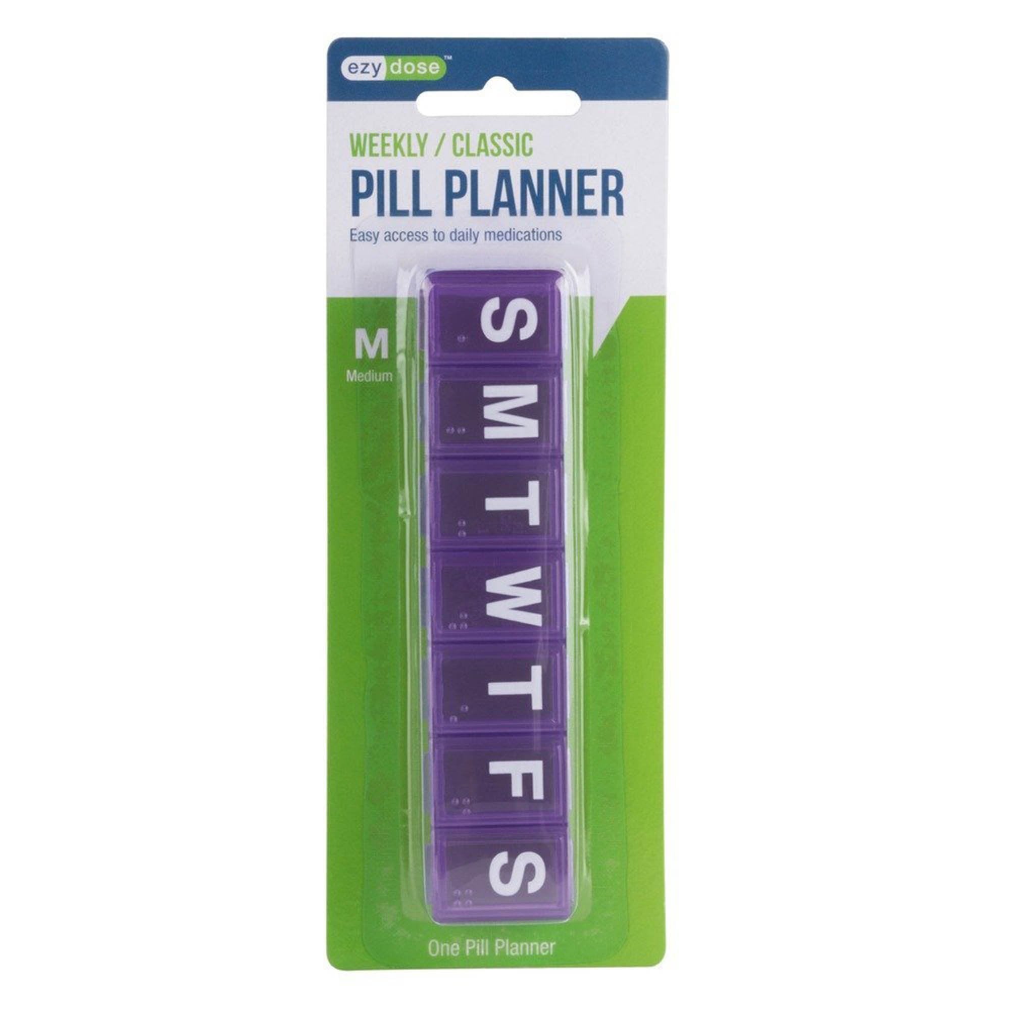 Apothecary Products® Weekly Pill Planner (6 Units)