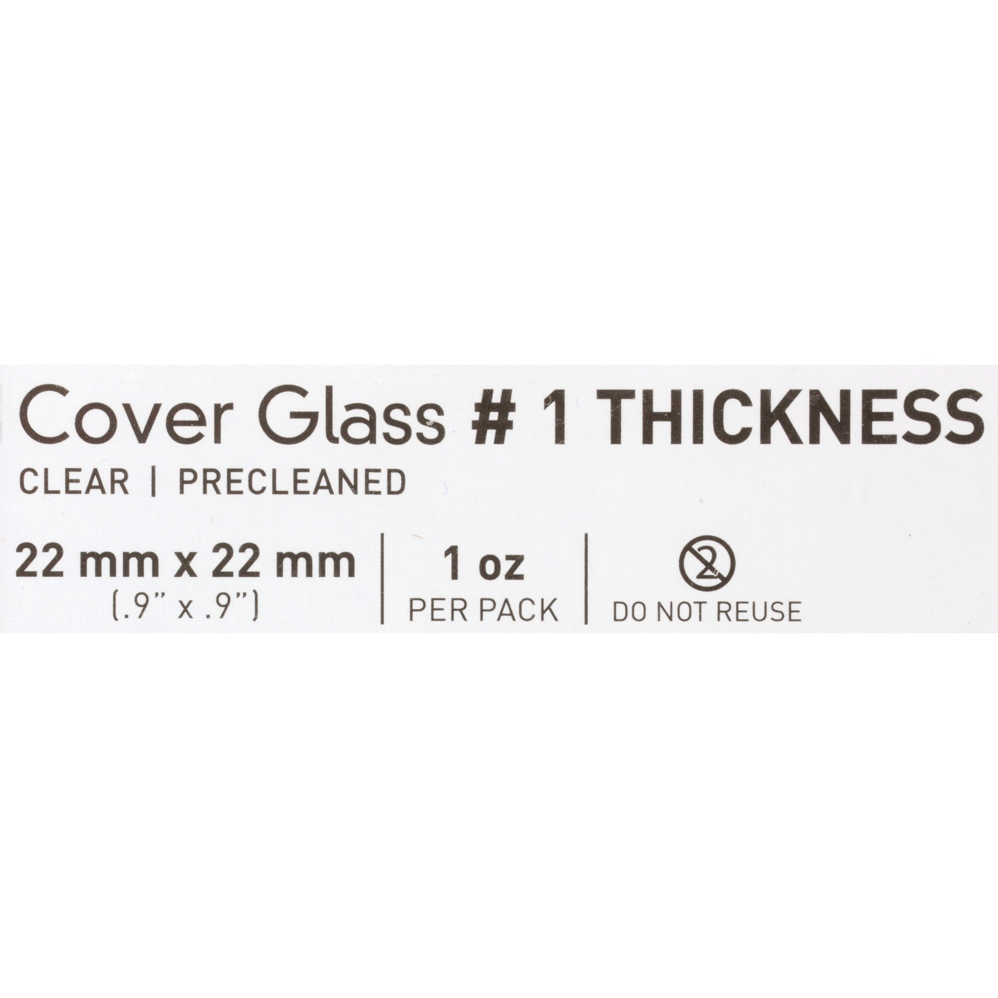 McKesson Cover Glass, 22 x 22 mm (1 Unit)