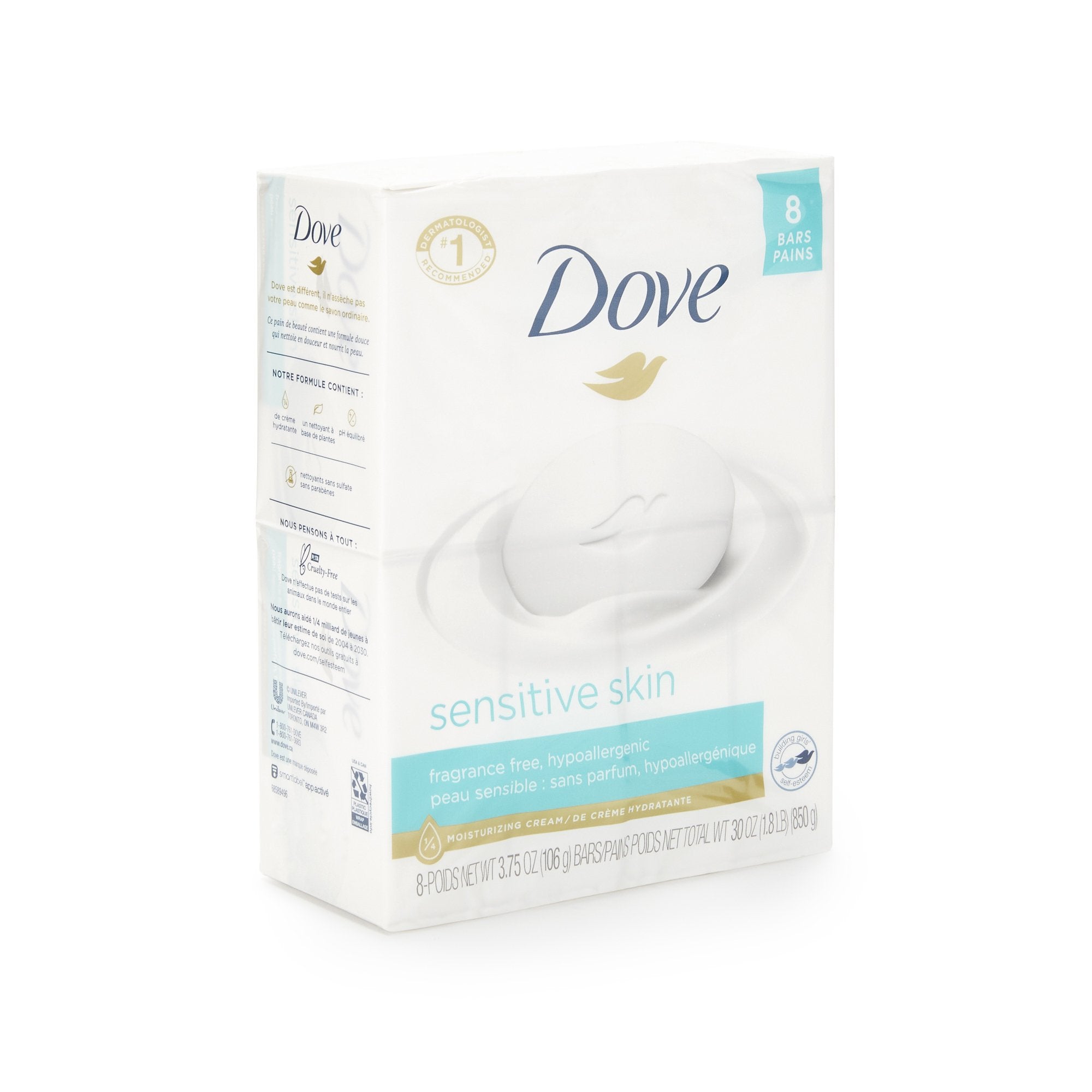 Dove® Sensitive Skin Soap (8 Units)