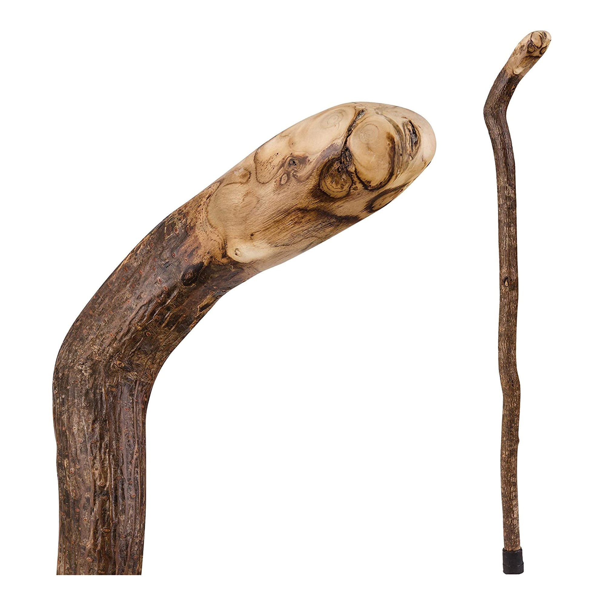 Brazos™ Natural Hardwood Knob Root Free-Form Walking Cane, 37-Inch Height (1 Unit)