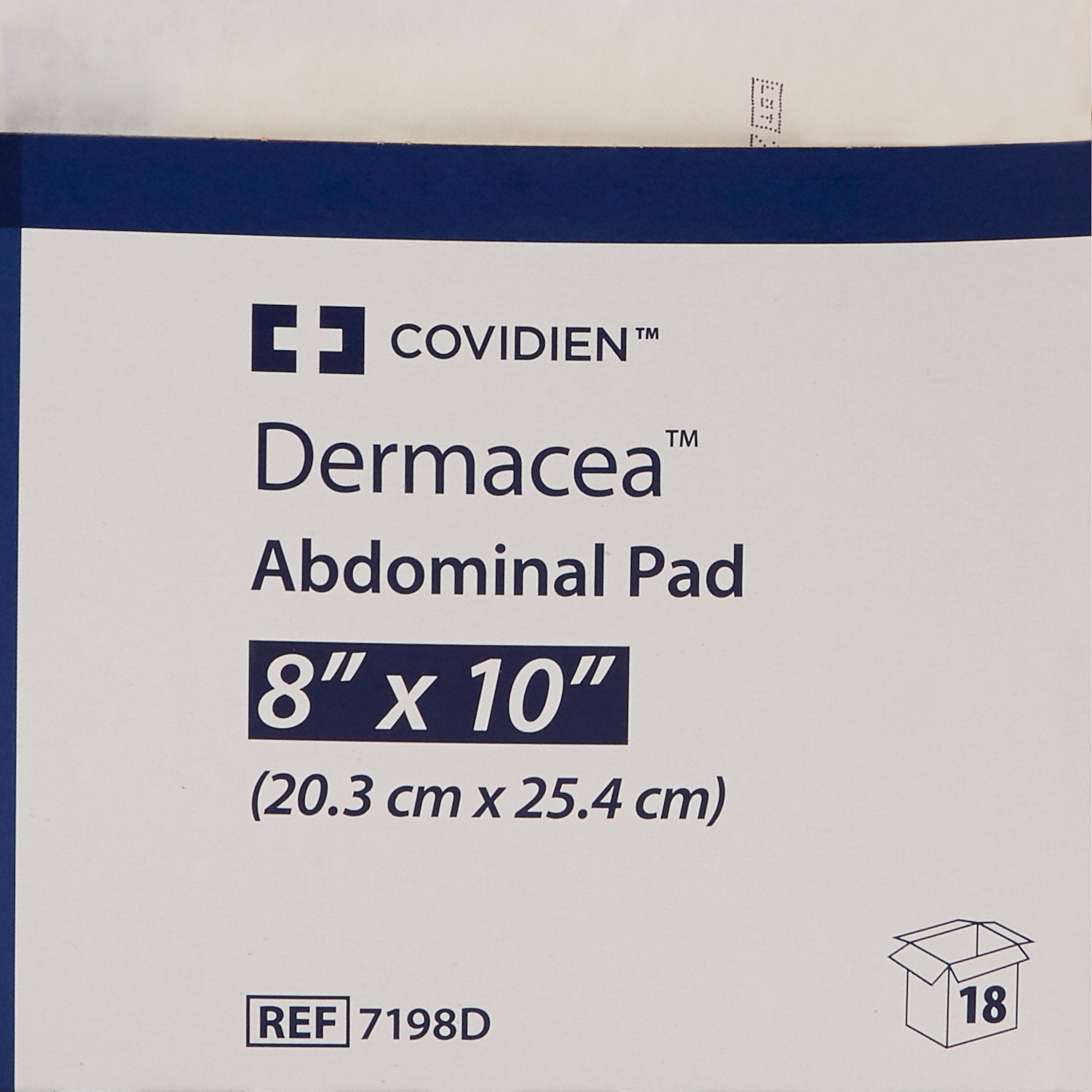 Dermacea™ Sterile Abdominal Pad, 8 x 10 Inch (18 Units)