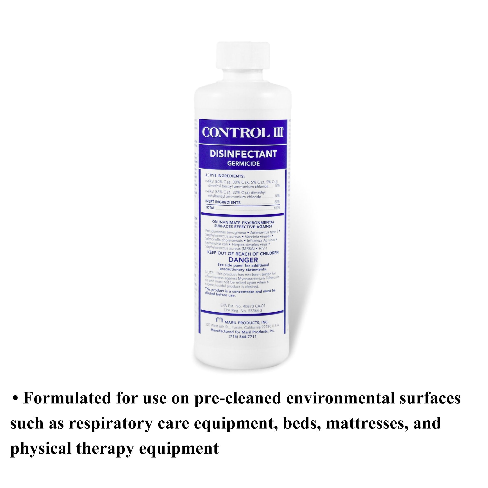 Control III® Surface Disinfectant Cleaner (1 Unit)