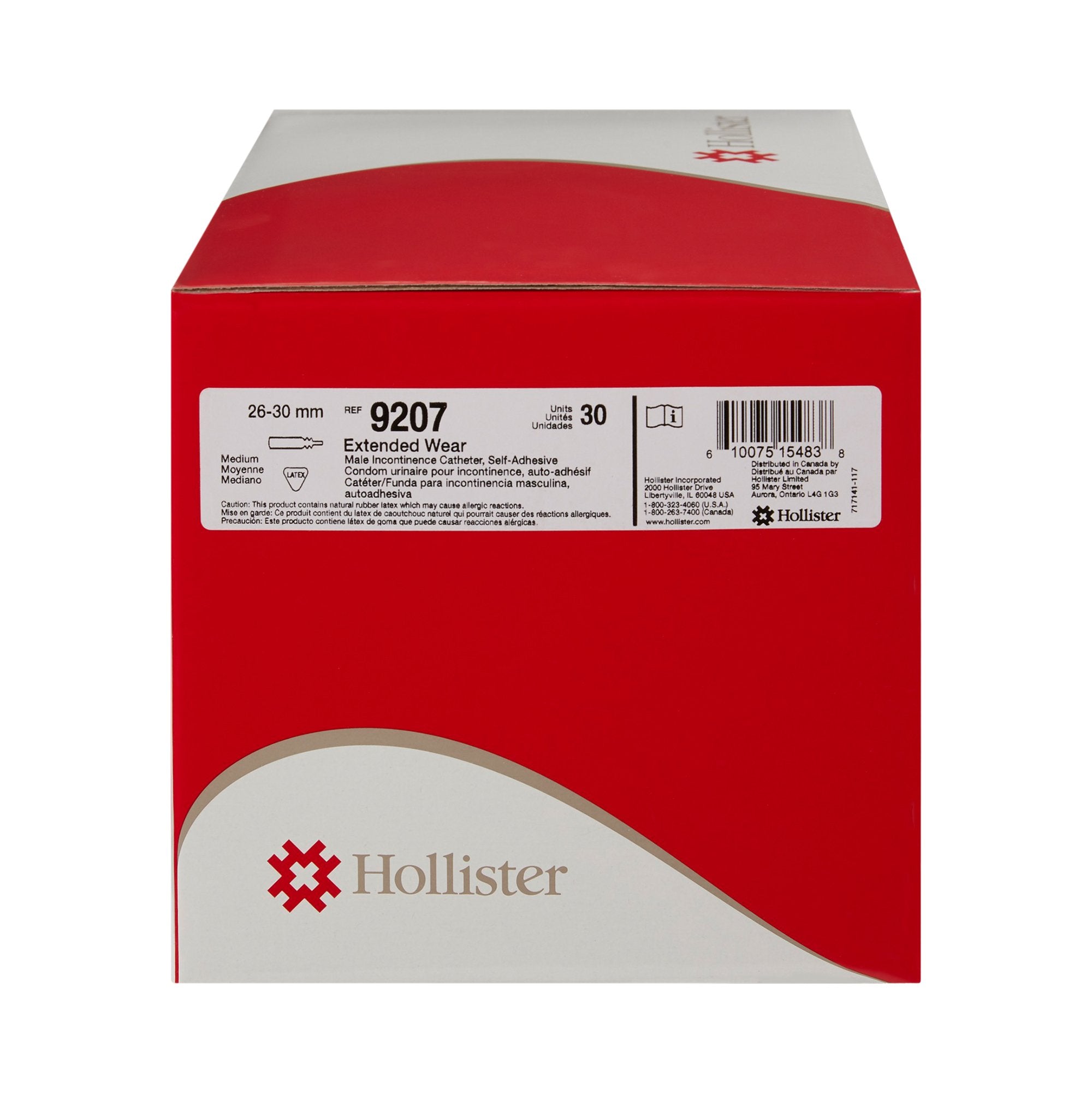 Hollister Extended™ Male External Catheter, Medium (30 Units)