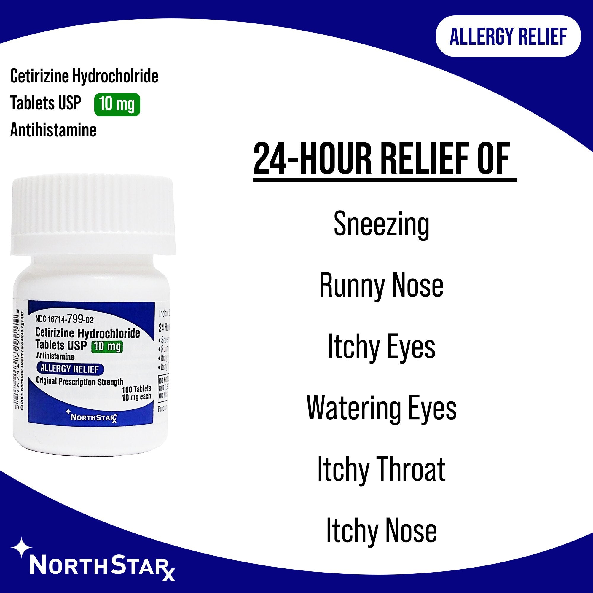 NorthStar Rx Cetirizine Antihistamine (1 Unit)