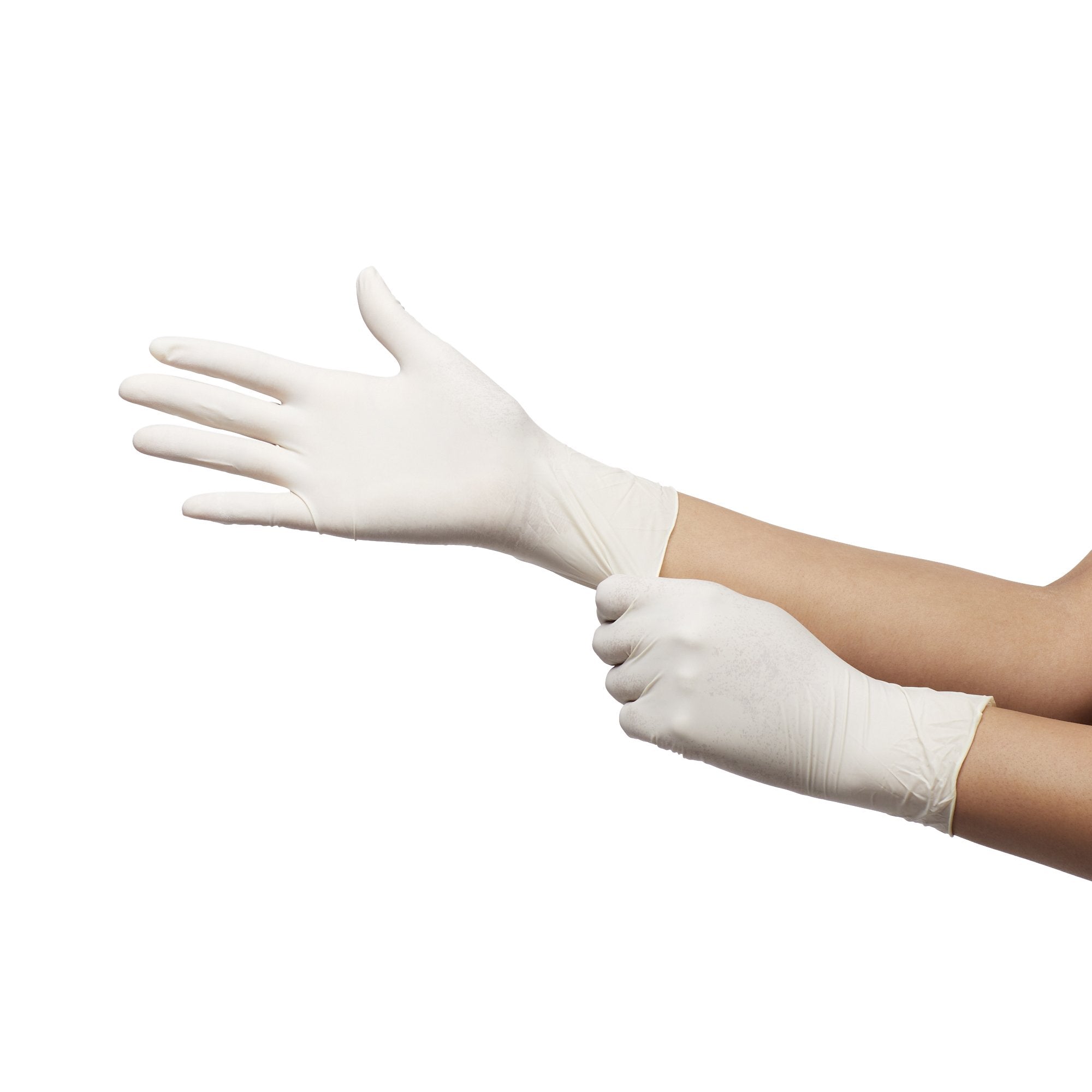 McKesson Confiderm Small Latex Exam Gloves, Ivory - 100 Pack