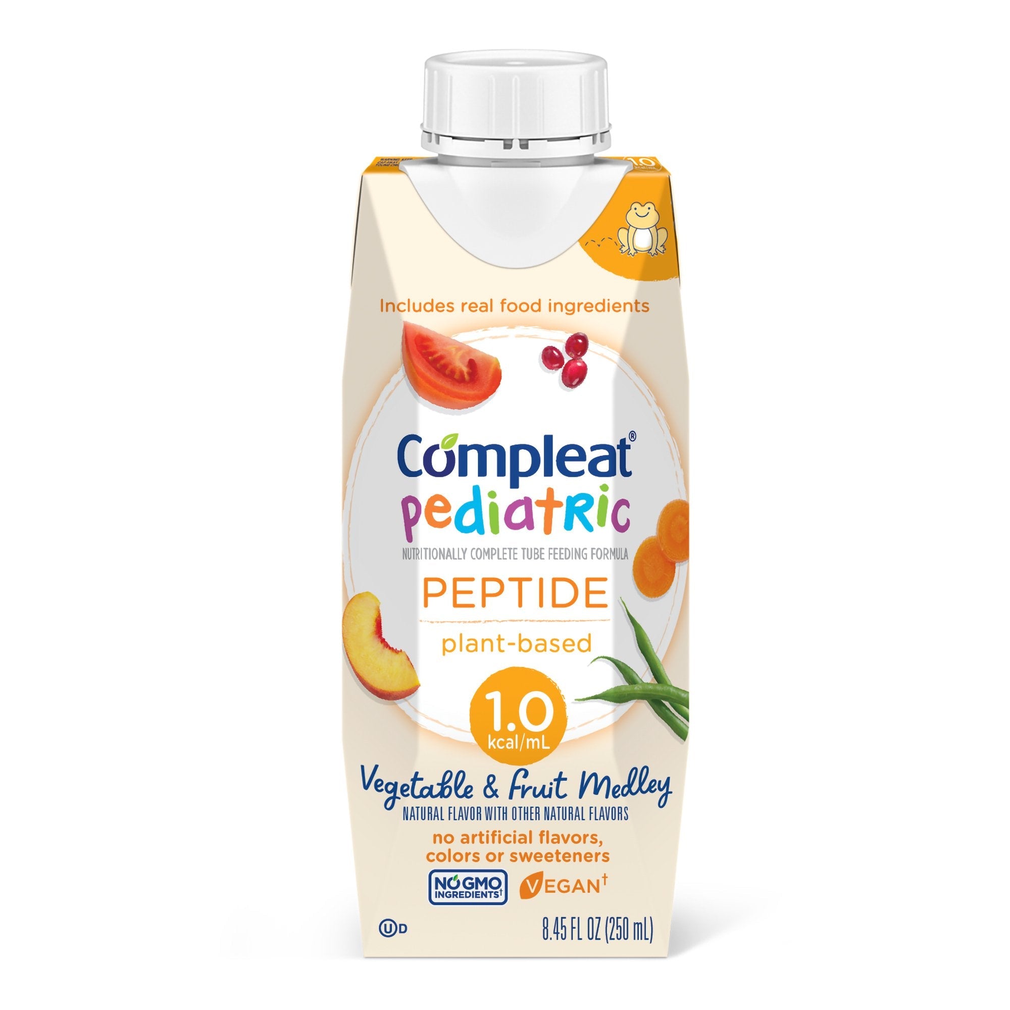 Compleat® Pediatric Nutritionally Complete Peptide Plant-Based Tube Feeding Formula, 8.45-ounce carton (24 Units)