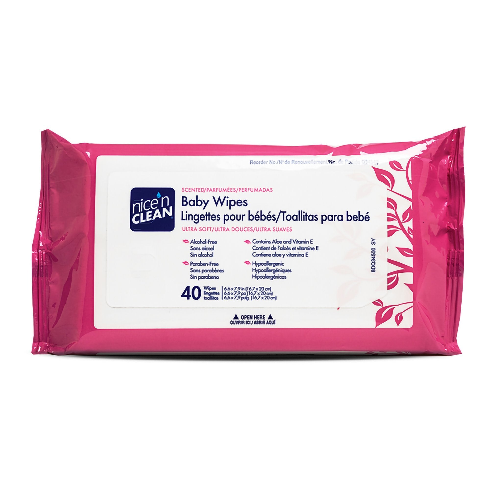 PDI® Nice 'N Clean® Baby Wipes (480 Units)