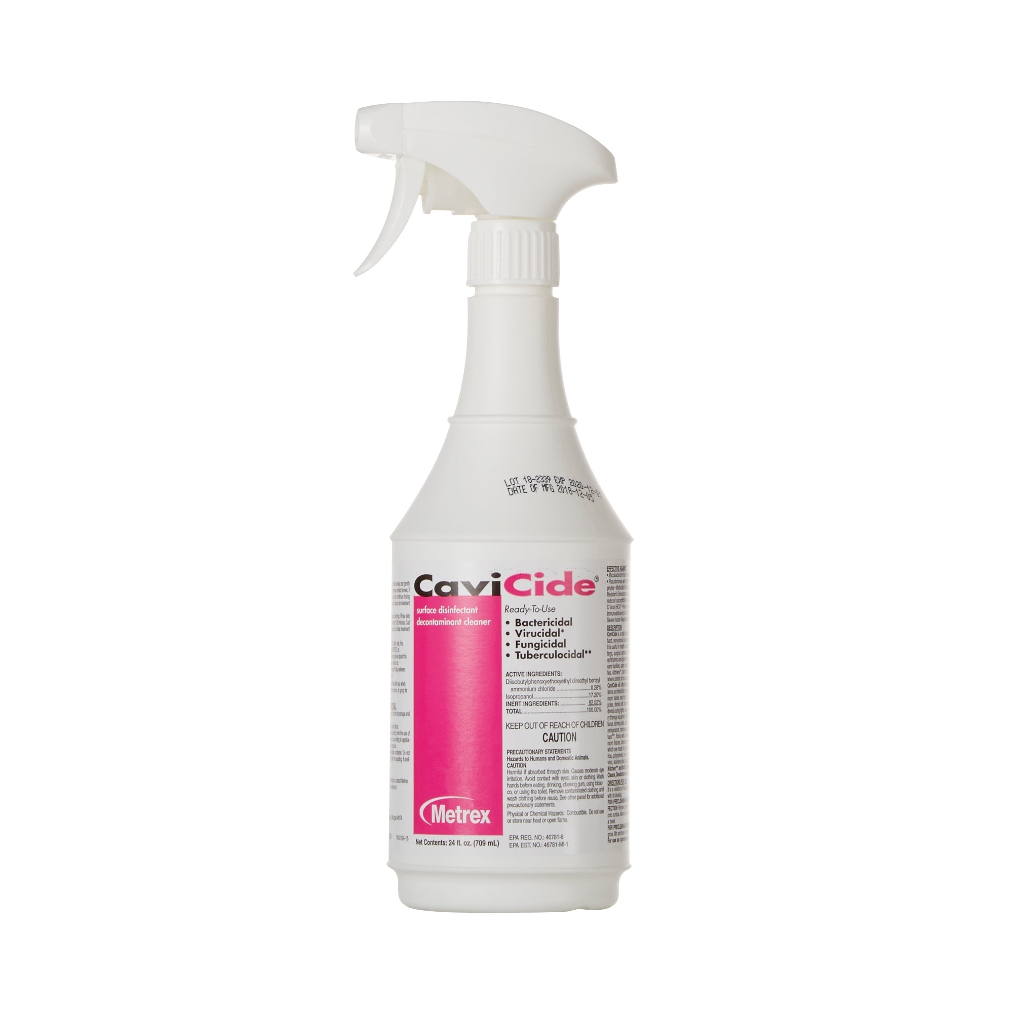 CaviCide™ Multi-Purpose Disinfectant Cleaner, 24oz Alcohol-Based Spray