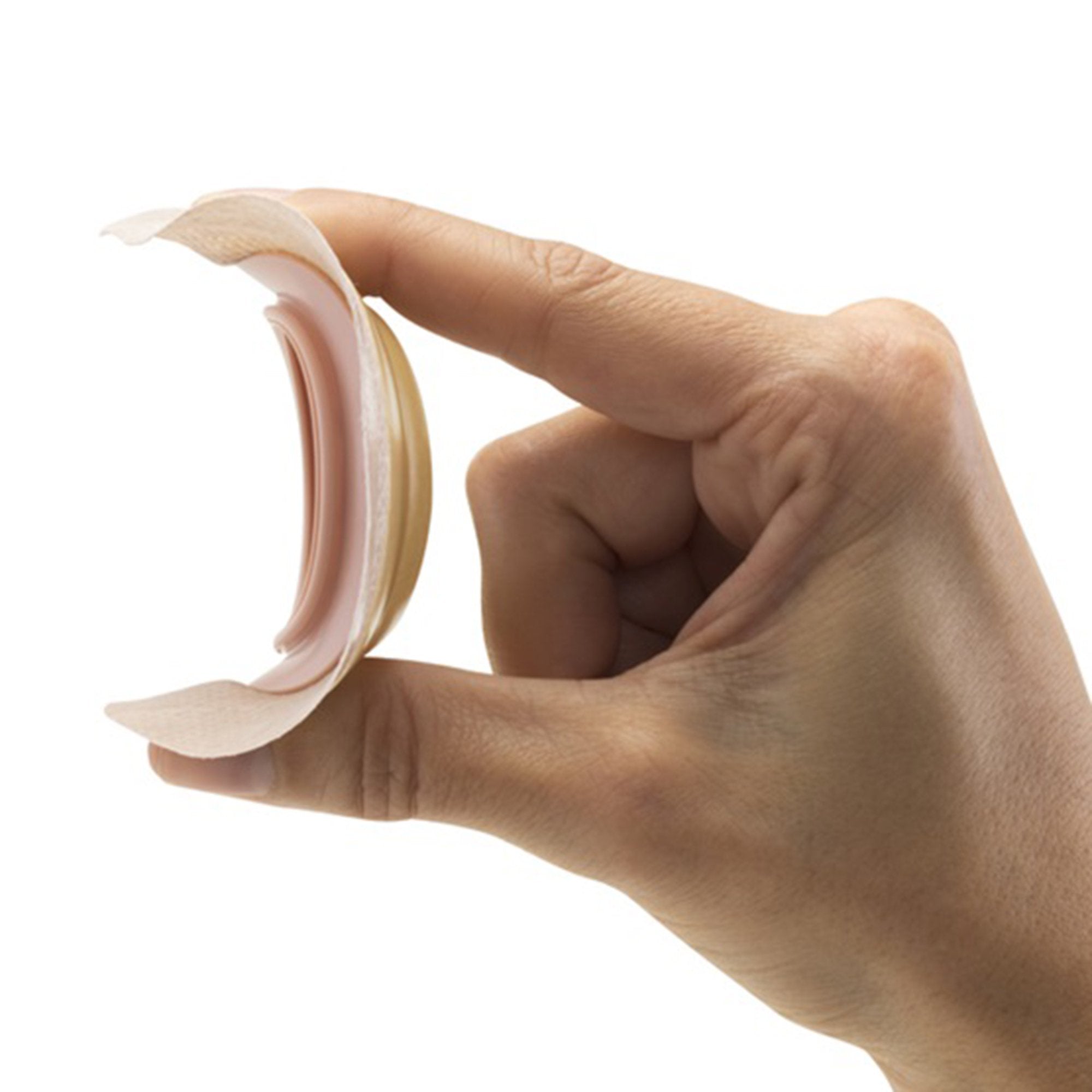 Hollister CeraPlus Skin Barrier, Soft Convex, Extended Wear Tape Borders, 2-3/4" Flange, Beige (5 Units)