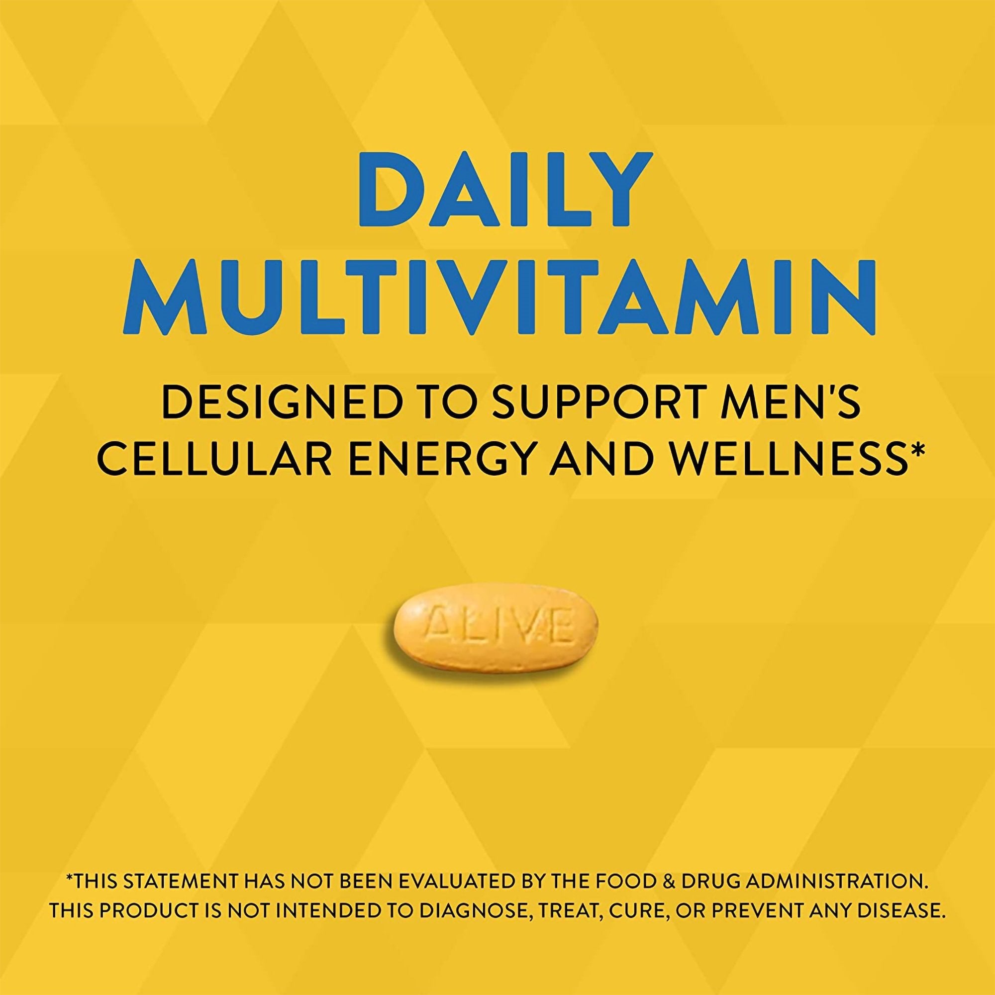 Multivitamin Supplement Alive!® Men’s Energy Vitamin A / Vitamin C 900 mcg / 180 mg Strength Tablet (50 Units)