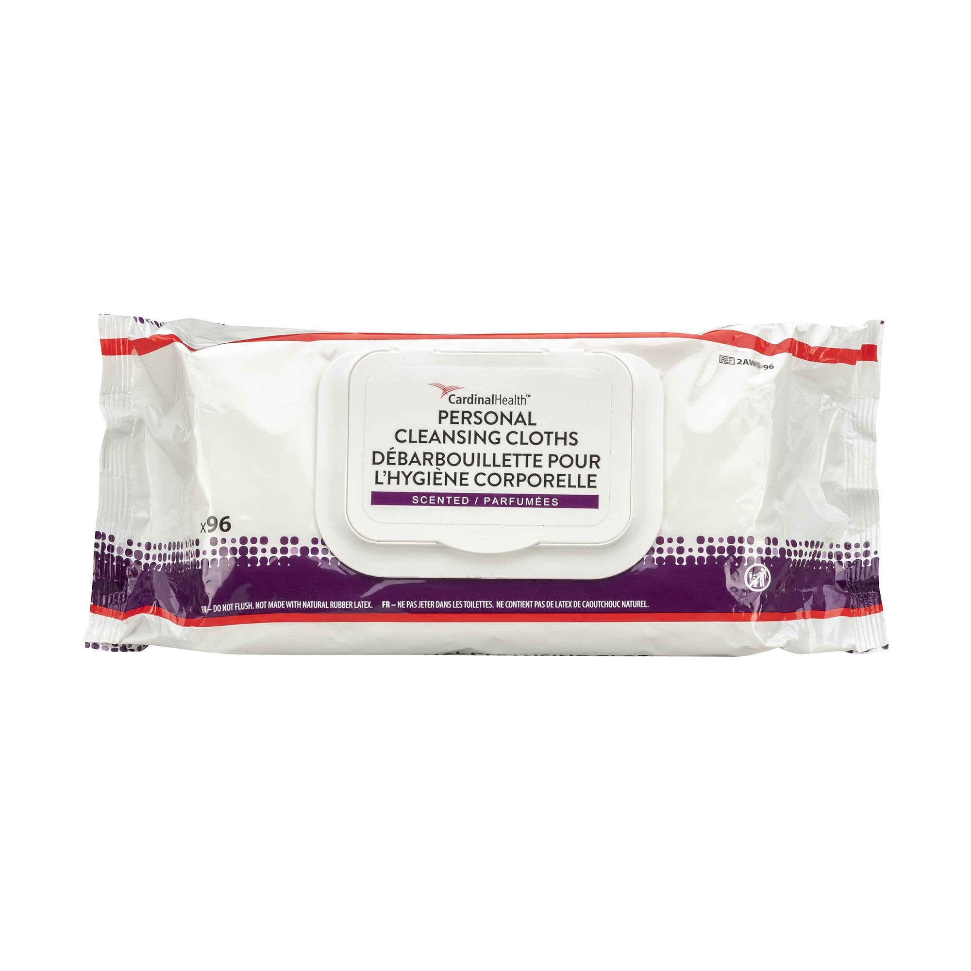 Cardinal Unscented Personal Wipes, Aloe-Infused, CHG Compatible - 576 Ct