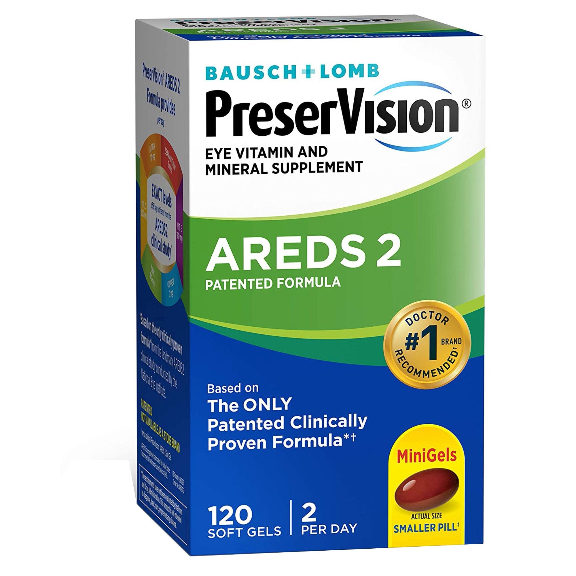 PreserVision® Areds 2 Ascorbic Acid / Vitamin E Eye Supplement (1 Unit)