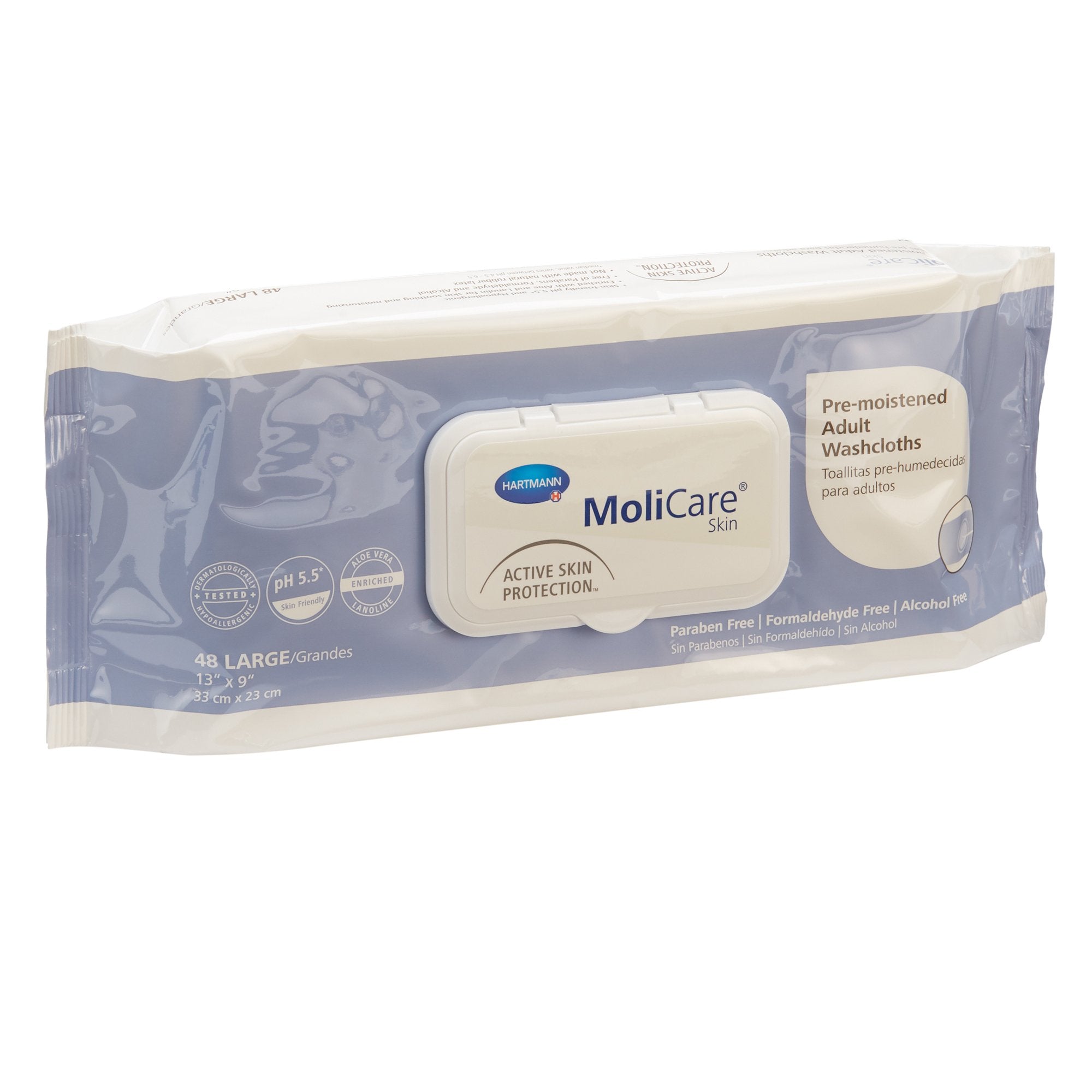 MoliCare® Scented Skin Washcloths, Soft Pack (576 Units)