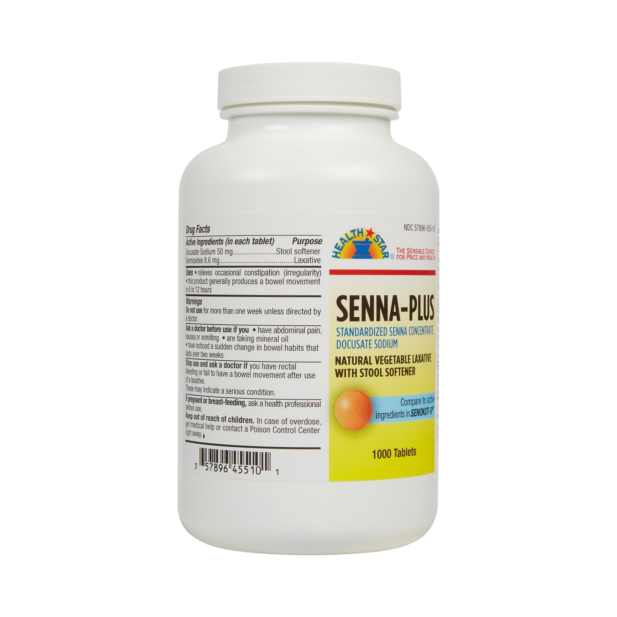 Geri-Care® Senna Plus Docusate Sodium / Sennosides Stool Softener (1 Unit)