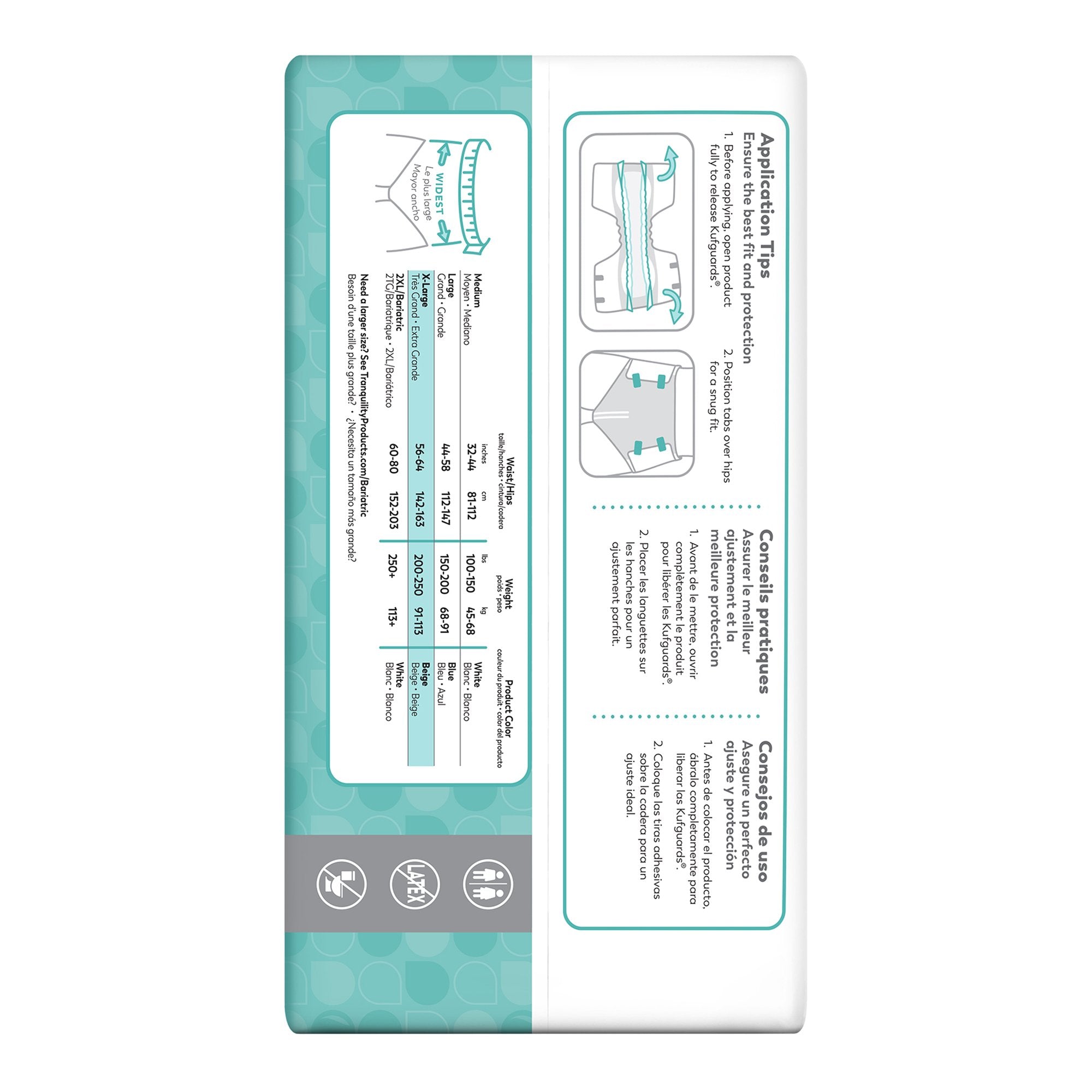 Tranquility® Essential Heavy Incontinence Brief, Extra Large (8 Units)