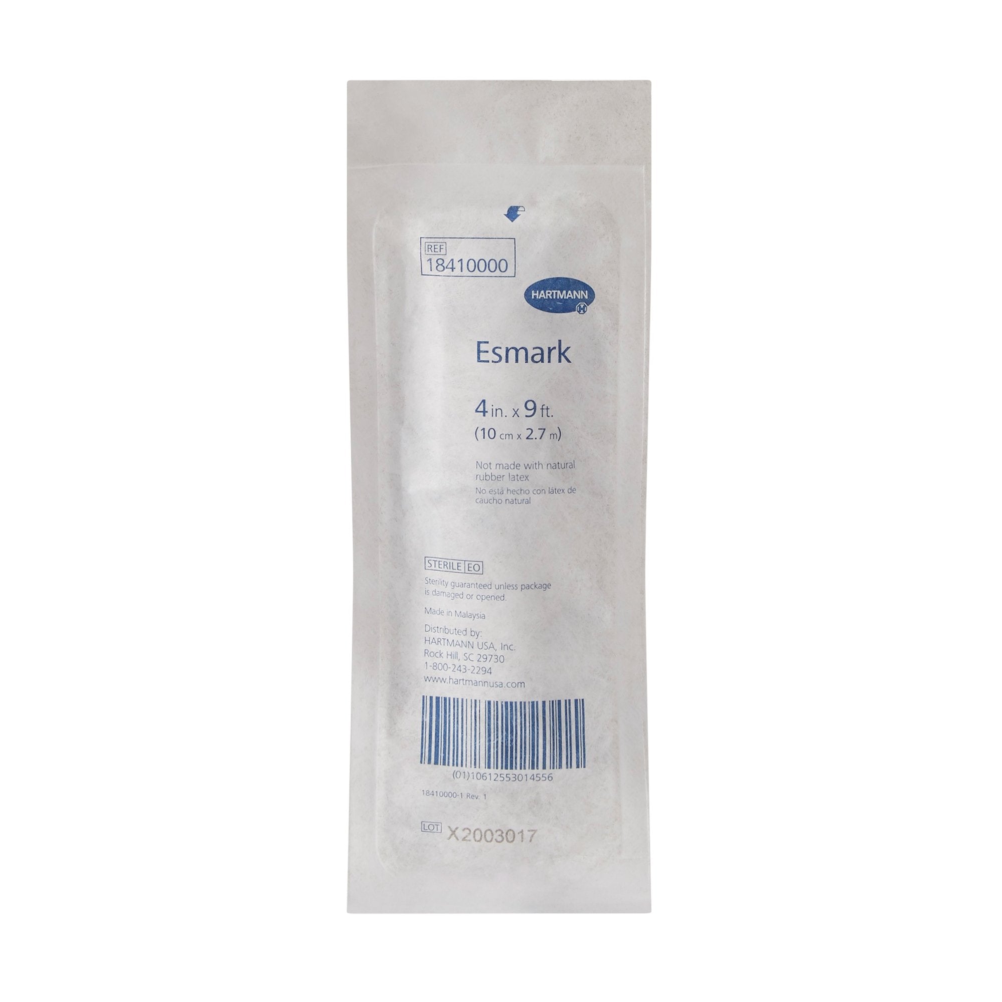 Esmark LF No Closure Esmark Compression Bandage, 4 Inch x 3 Yard (1 Unit)