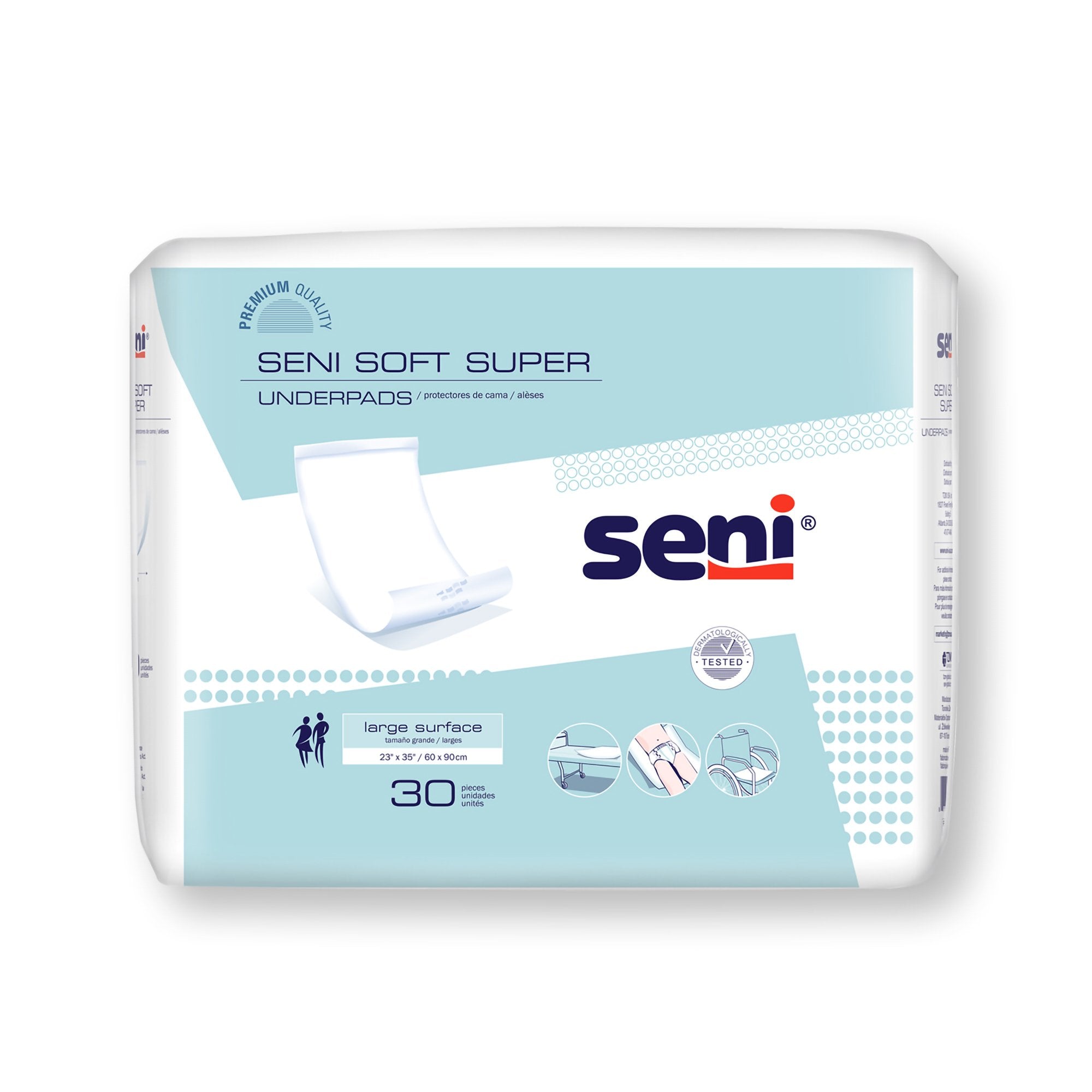 Seni® Soft Super Underpad, 23 x 35 Inch (30 Units)