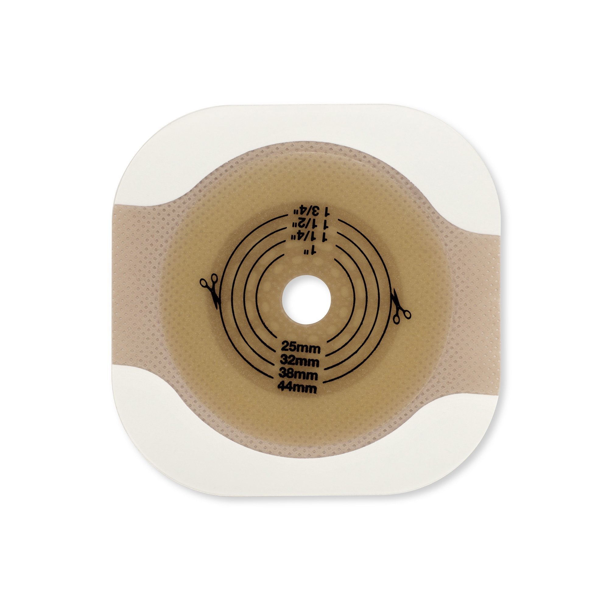 New Image™ Flat CeraPlus™ Skin Barrier - Tape, 1 Inch Opening (5 Units)