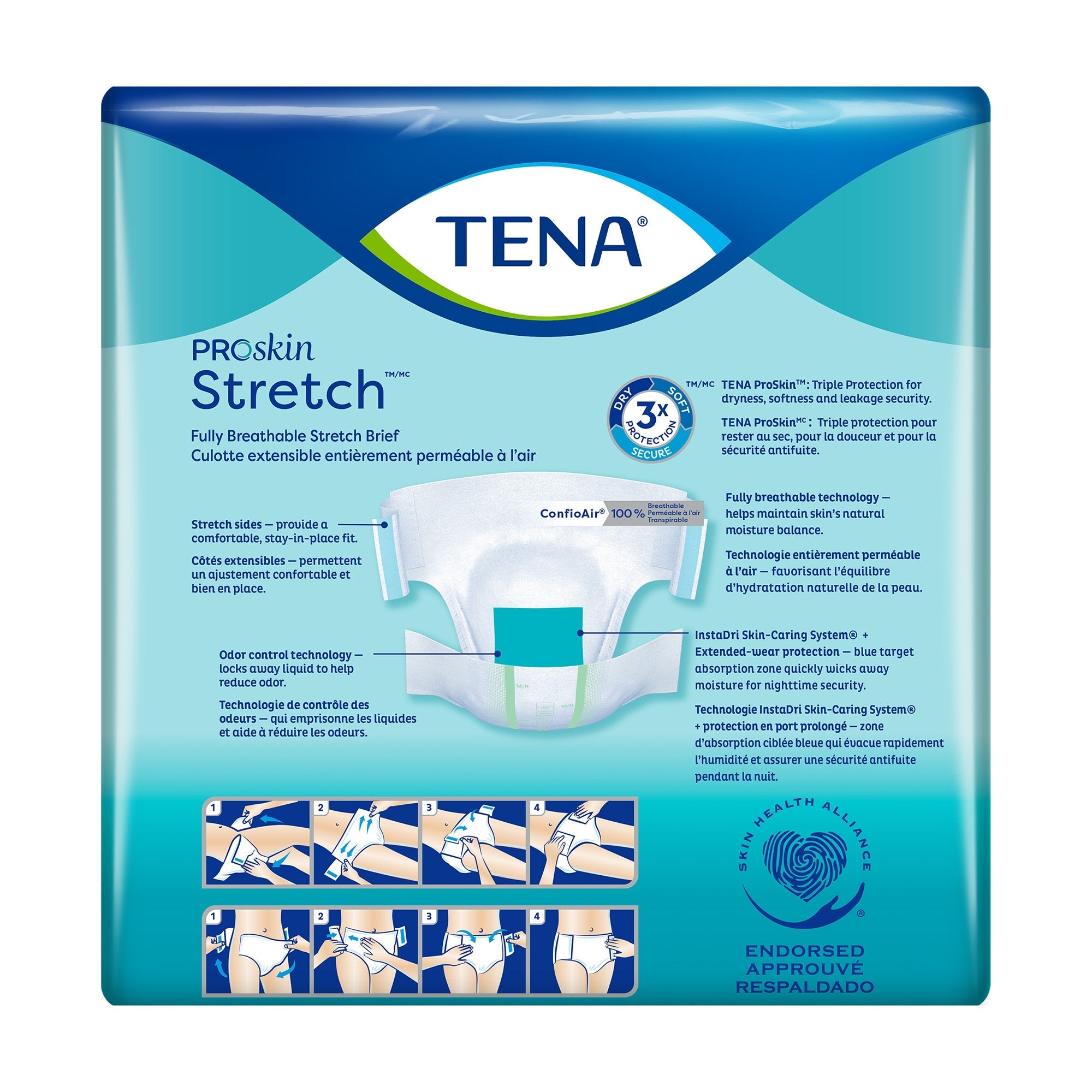 Tena ProSkin Stretch Super Incontinence Brief L/XL, Heavy Absorbency