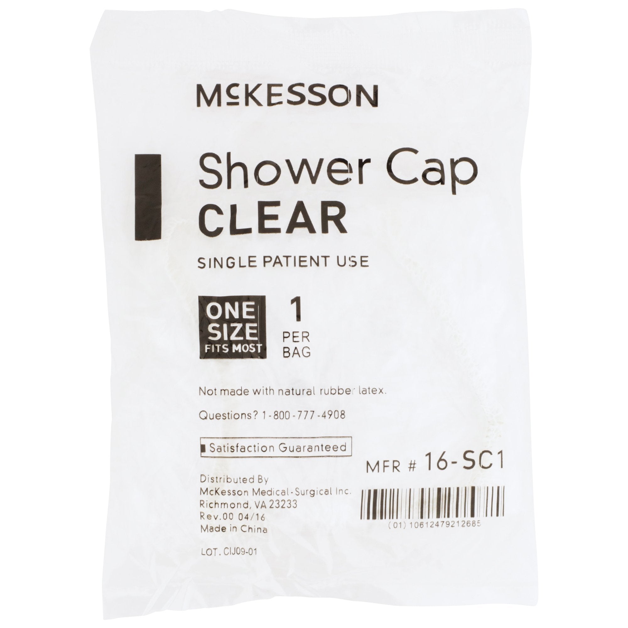 McKesson Shower Cap (200 Units)