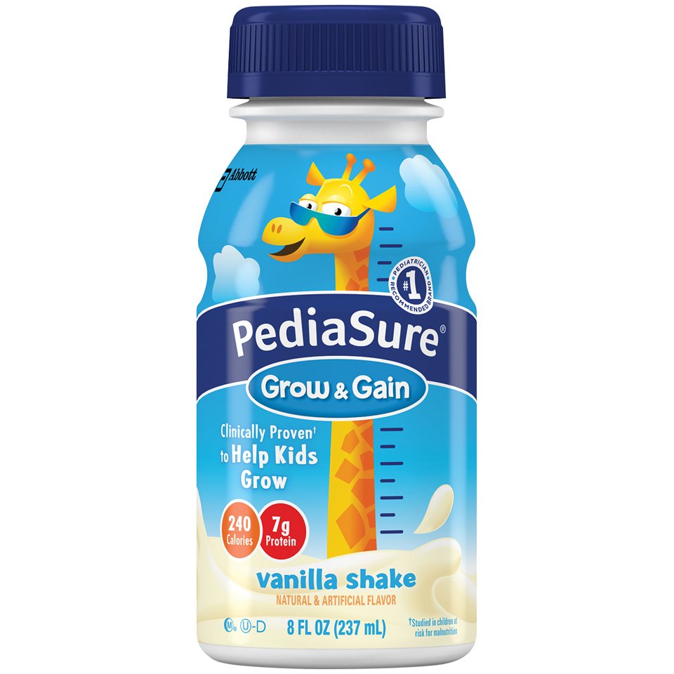 PediaSure® Grow & Gain Vanilla Pediatric Oral Supplement, 8-ounce bottle (24 Units)