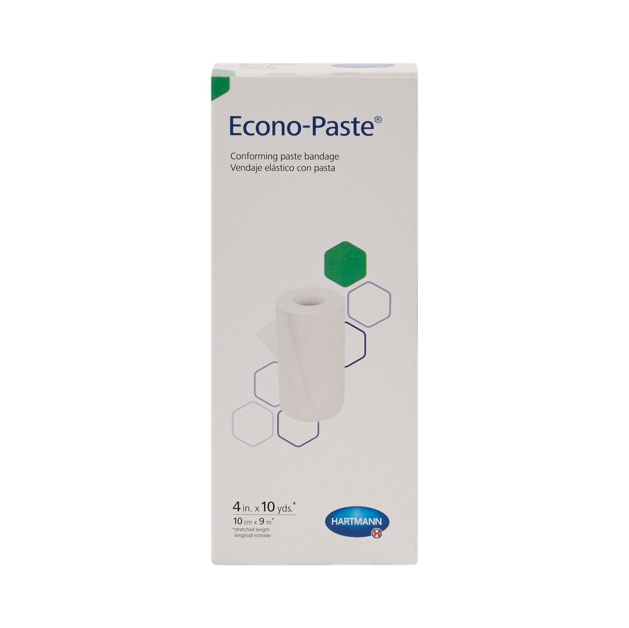 Econo-Paste® Impregnated Conforming Dressing, 4 Inch x 10 Yard (12 Units)