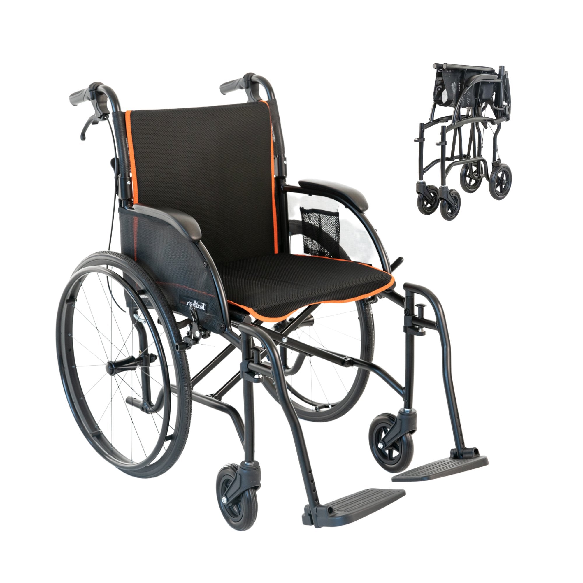 Feather Lightweight Wheelchair, 18-Inch Seat (1 Unit)