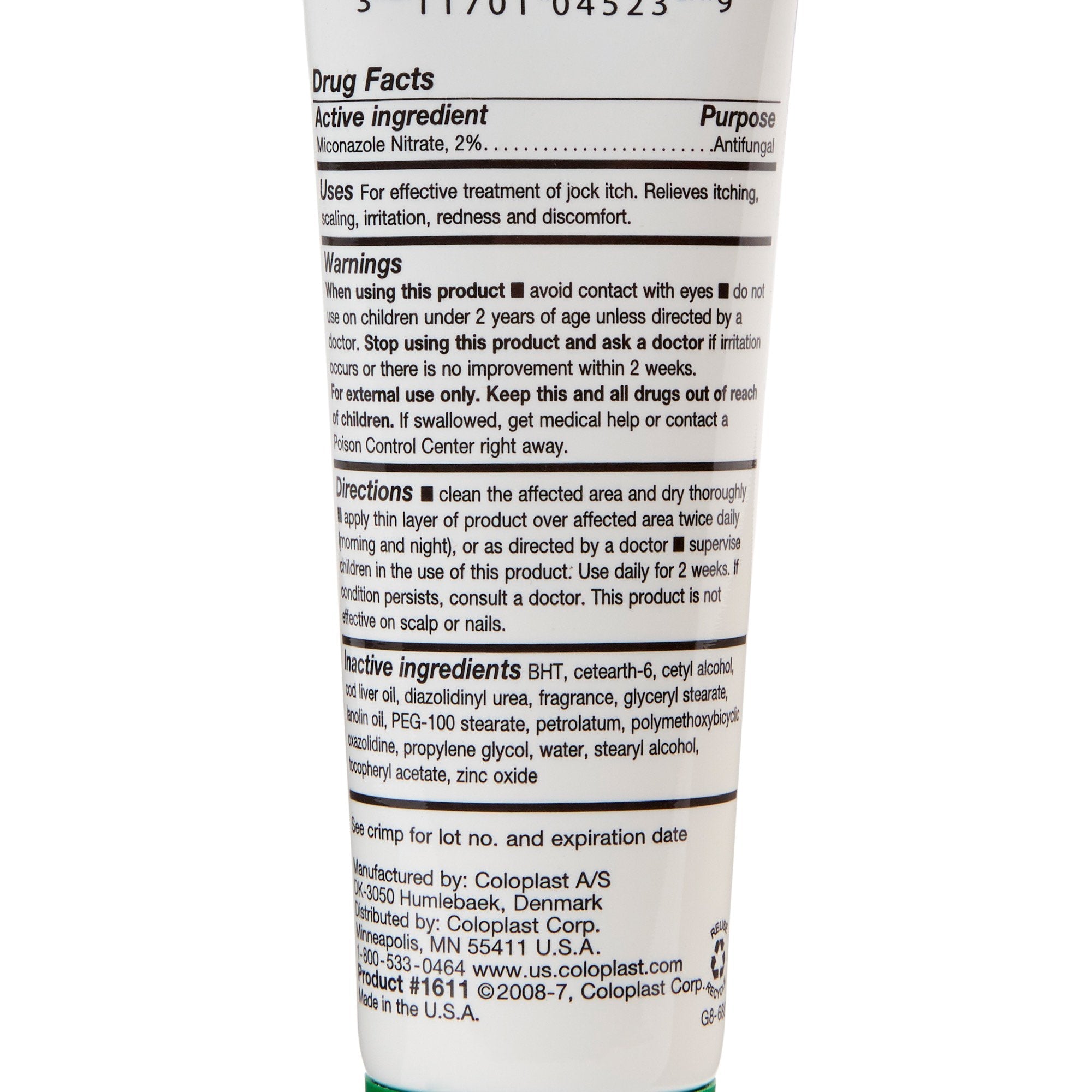 Skin Protectant Baza Antifungal Scented Cream, CHG Compatible, 2 Oz Tube (12 Units)