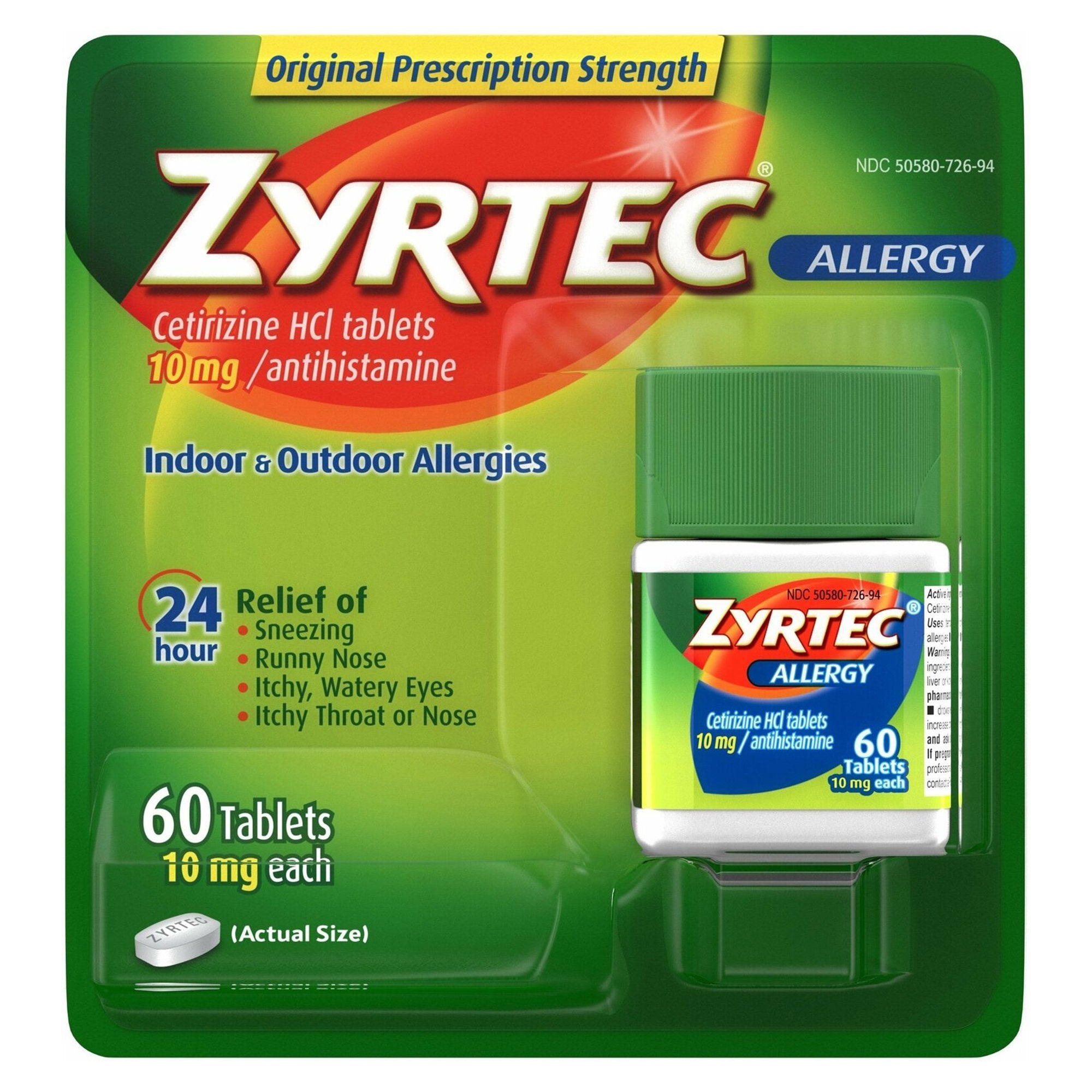 Zyrtec® Cetirizine Allergy Relief (1 Unit)