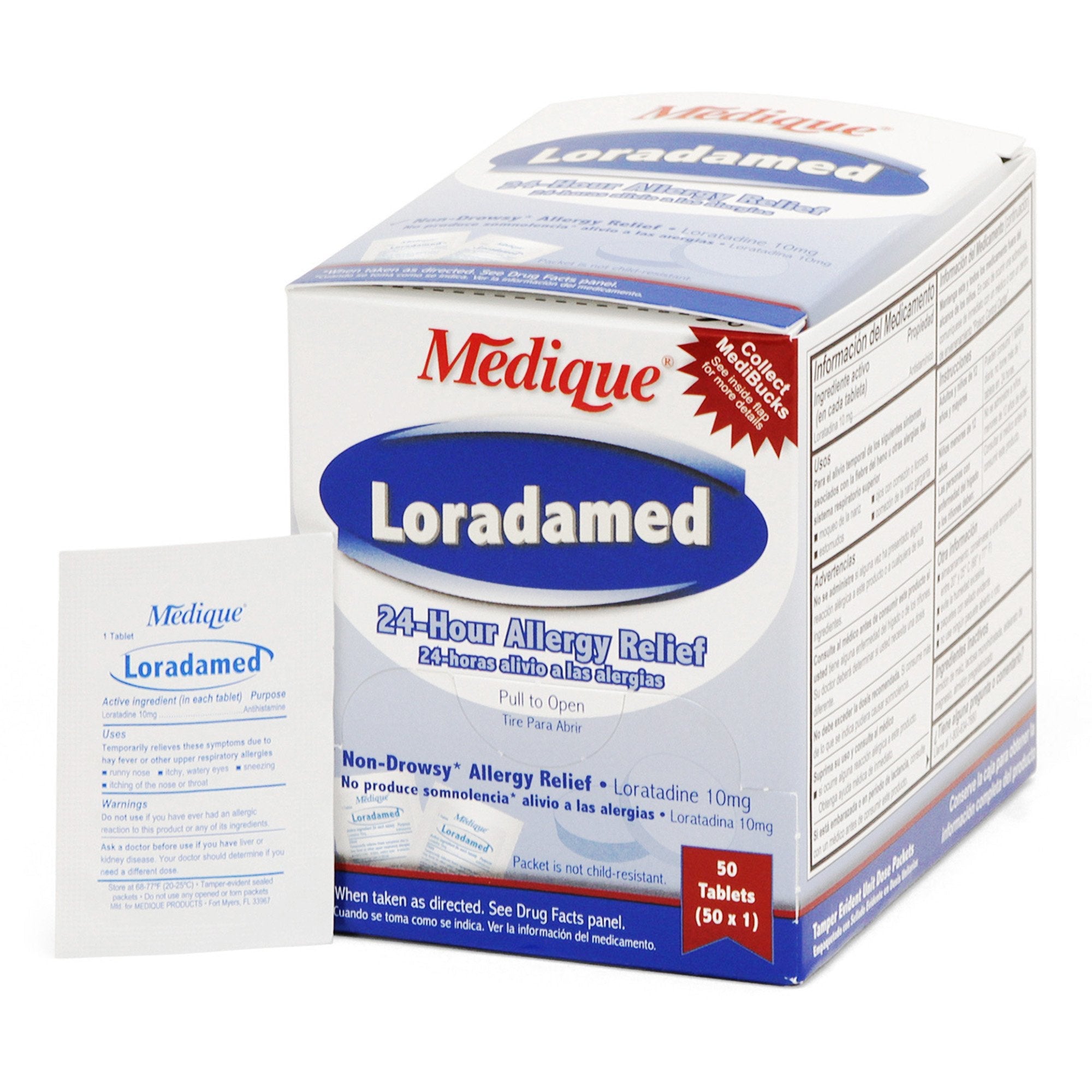 Loradamed Loratadine Allergy Relief (50 Units)