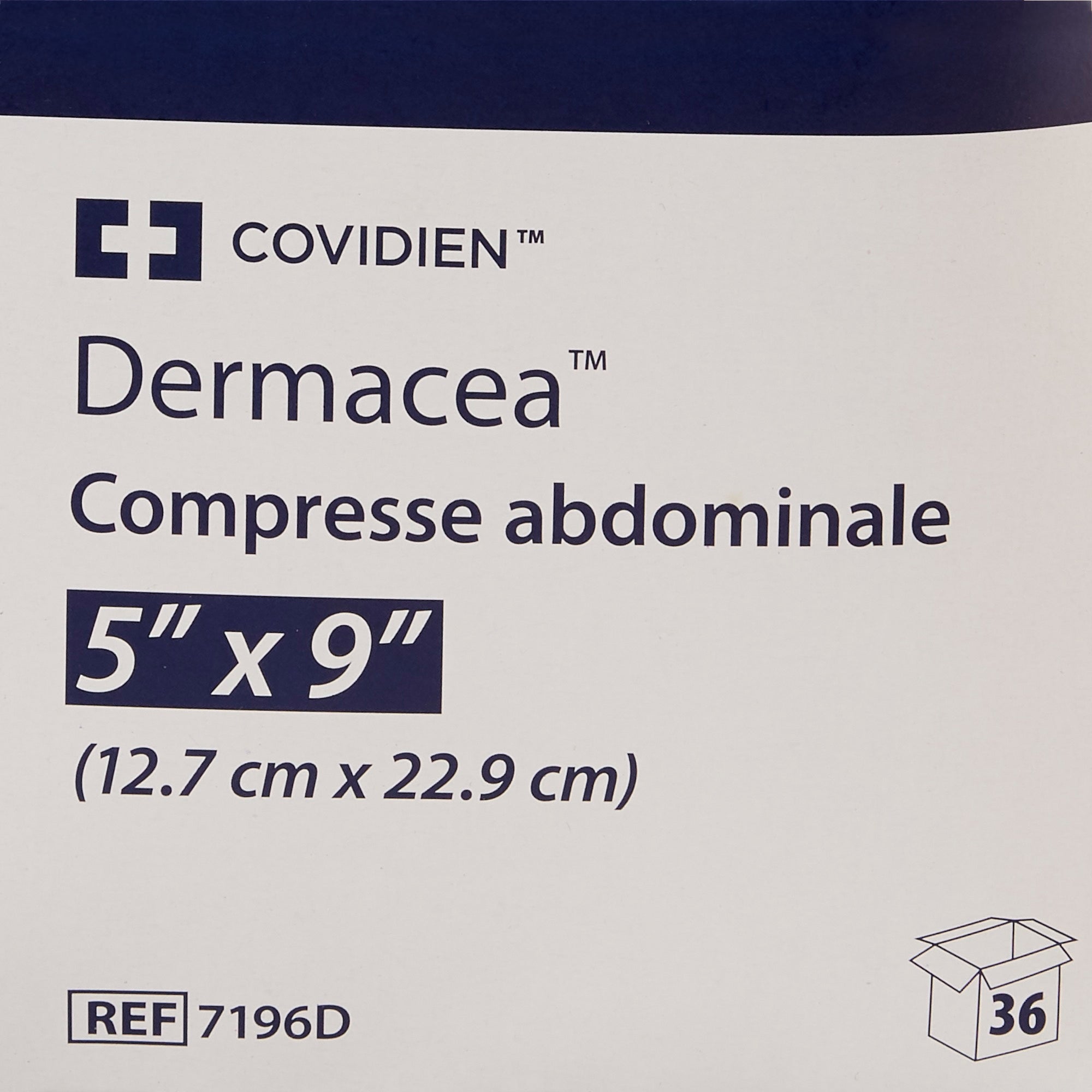 Dermacea™ Sterile Abdominal Pads, 5x9" - Wound Care (36-Pack)