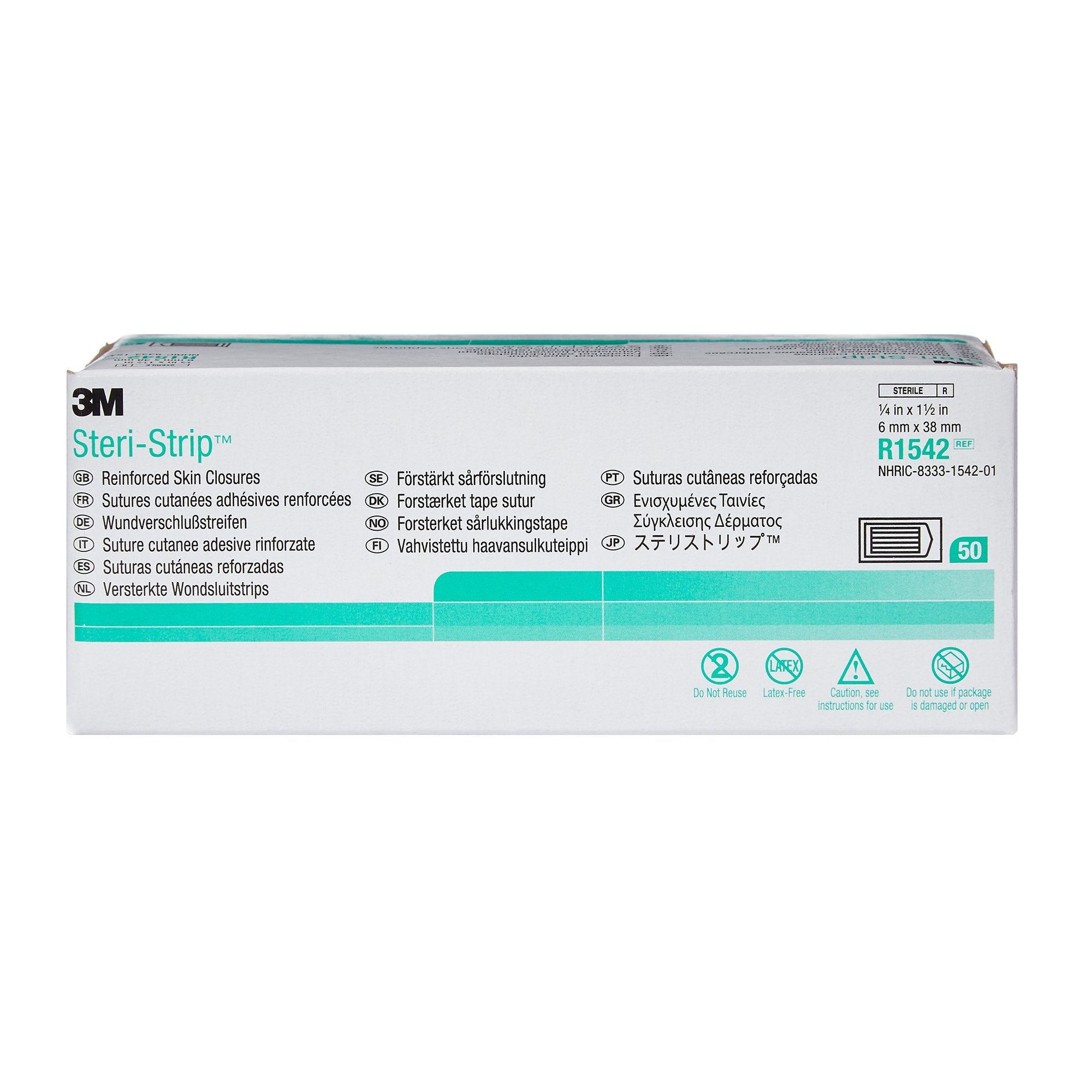 3M™ Steri-Strip™ Skin Closure Strip, 0.25 x 1.5 in. (50 Units)