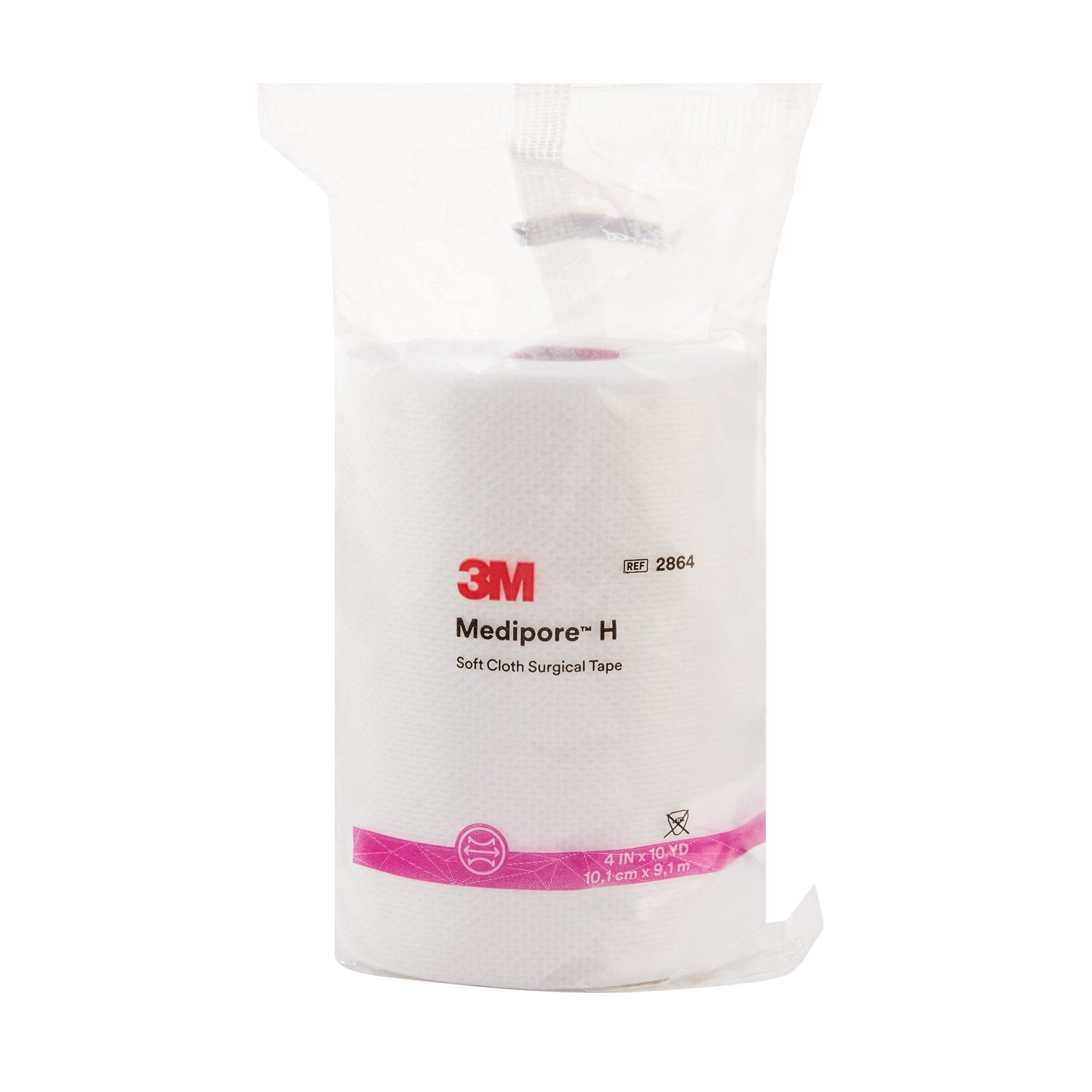 3M™ Medipore™ H Cloth Medical Tape, 4 Inch x 10 Yard, White (12 Units)