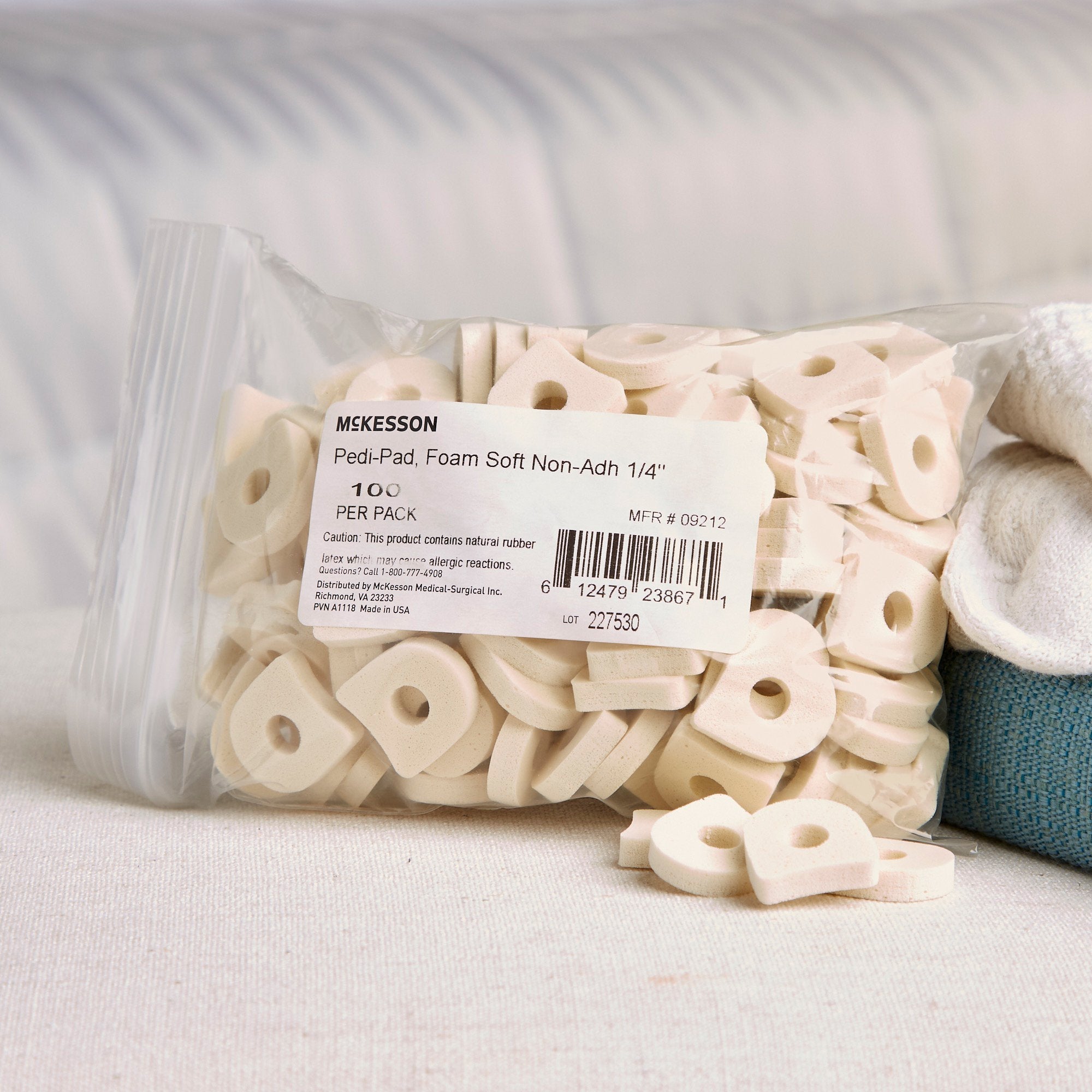 McKesson Pedi-Pads, Nonadhesive Corn Pads, Foot (100 Units)