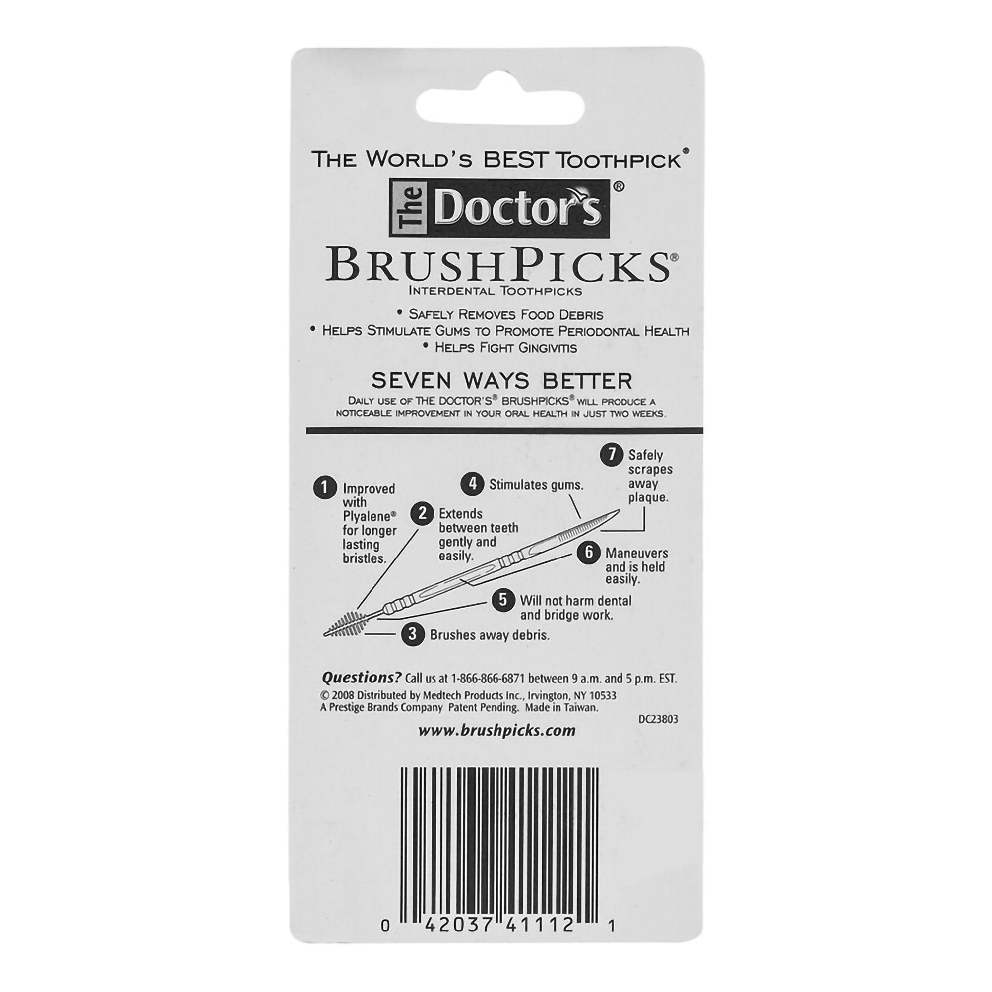 Interdental Toothpick Doctor's® BrushPicks® Unflavored (1 Unit)